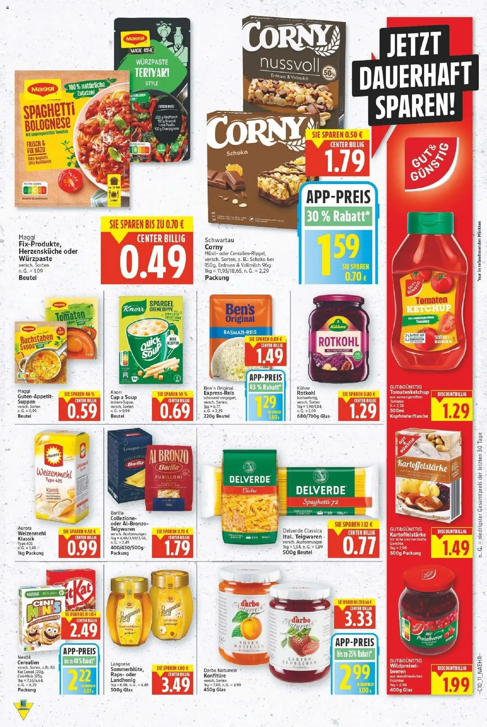 E center Prospekt Strausberg	 – gültig ab 02.03.2026 | Seite: 11 | Produkte: Spargel, Paprika, Pasta, Rindfleisch