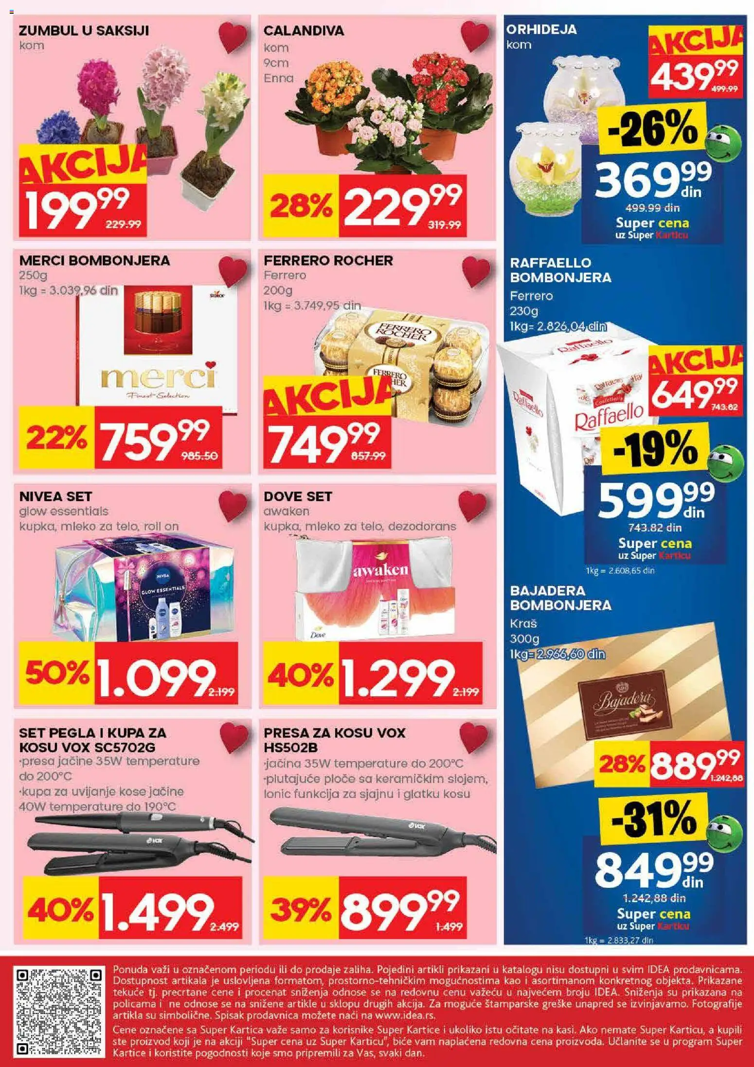 Idea katalog - važi od 05.03.2026 | Strana: 32 | Proizvode: Raffaello, Bombonjera, Nivea, Mleko