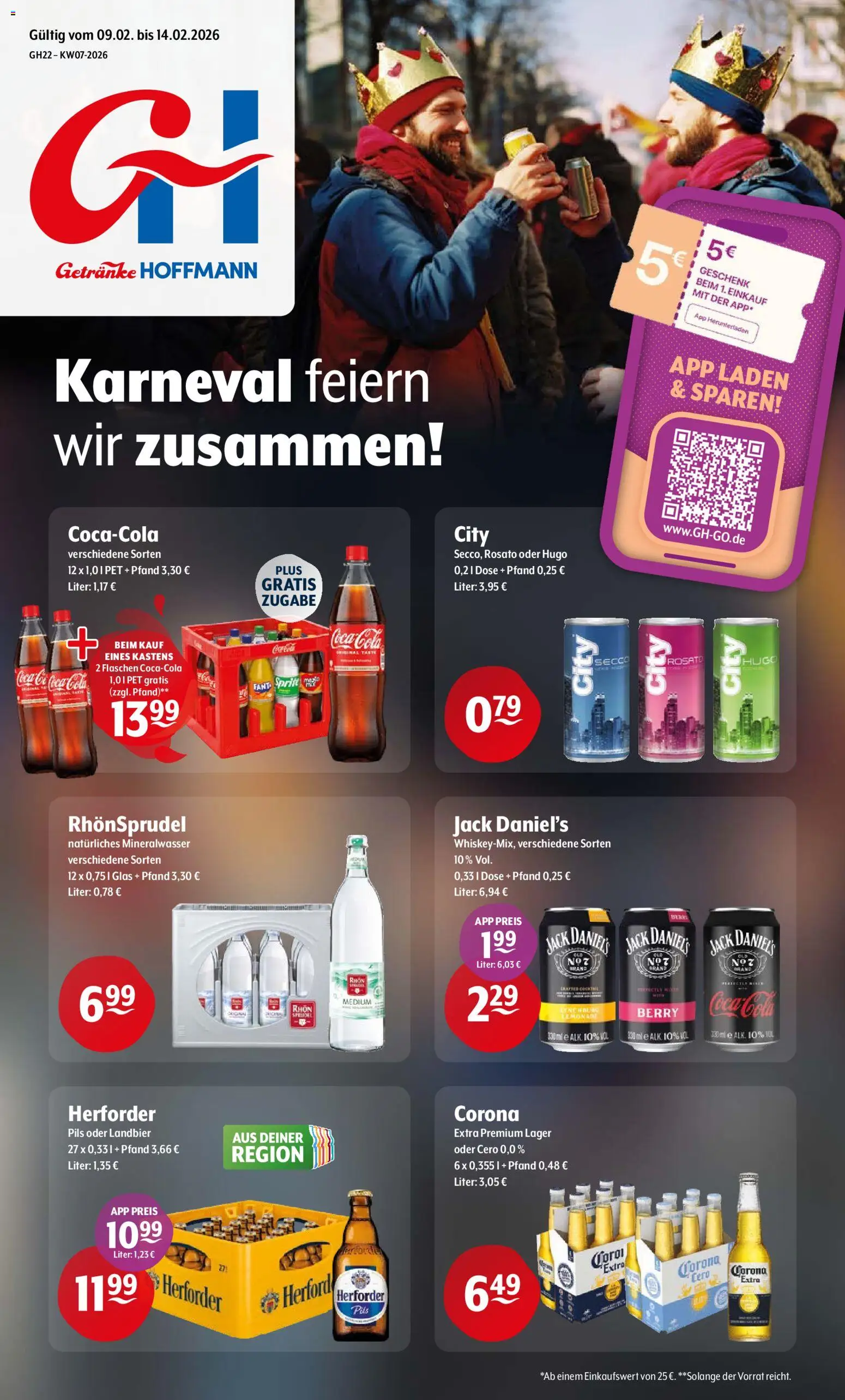 Getränke Hoffmann - Nordrhein - Westfalen – gültig ab 09.02.2026 | Seite: 1