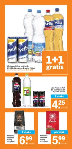 Alle Pepsi en 7UP, 1.5 literflessen en 4-packs 250 ml, 2 stuks - Voorbeeld van een folder van Albert Heijn, geldig van 20.04.2026 | Pagina: 28
