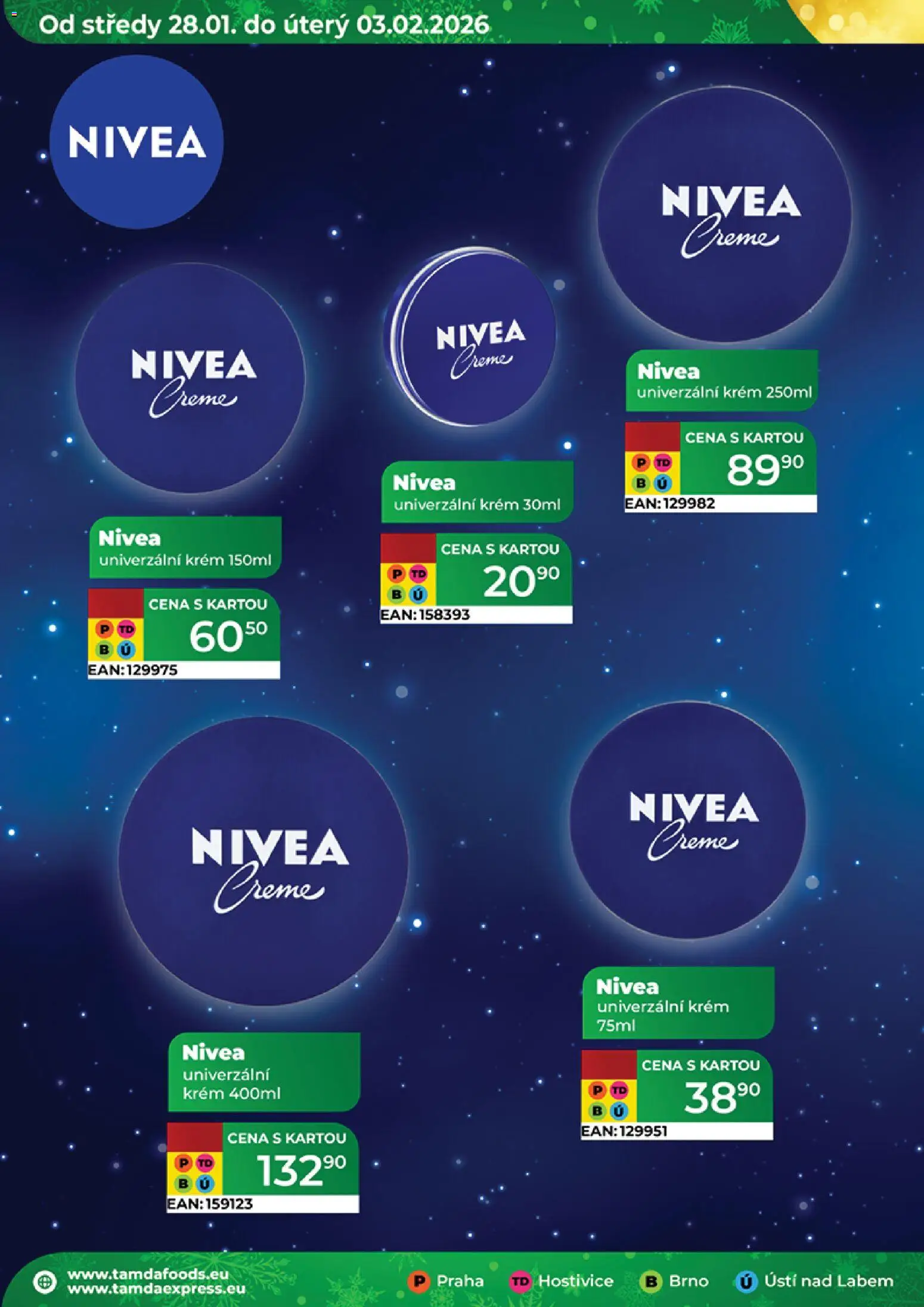 Tamda Foods leták od 28.01.2026 | Strana: 38 | Produkty: Nivea, Krém