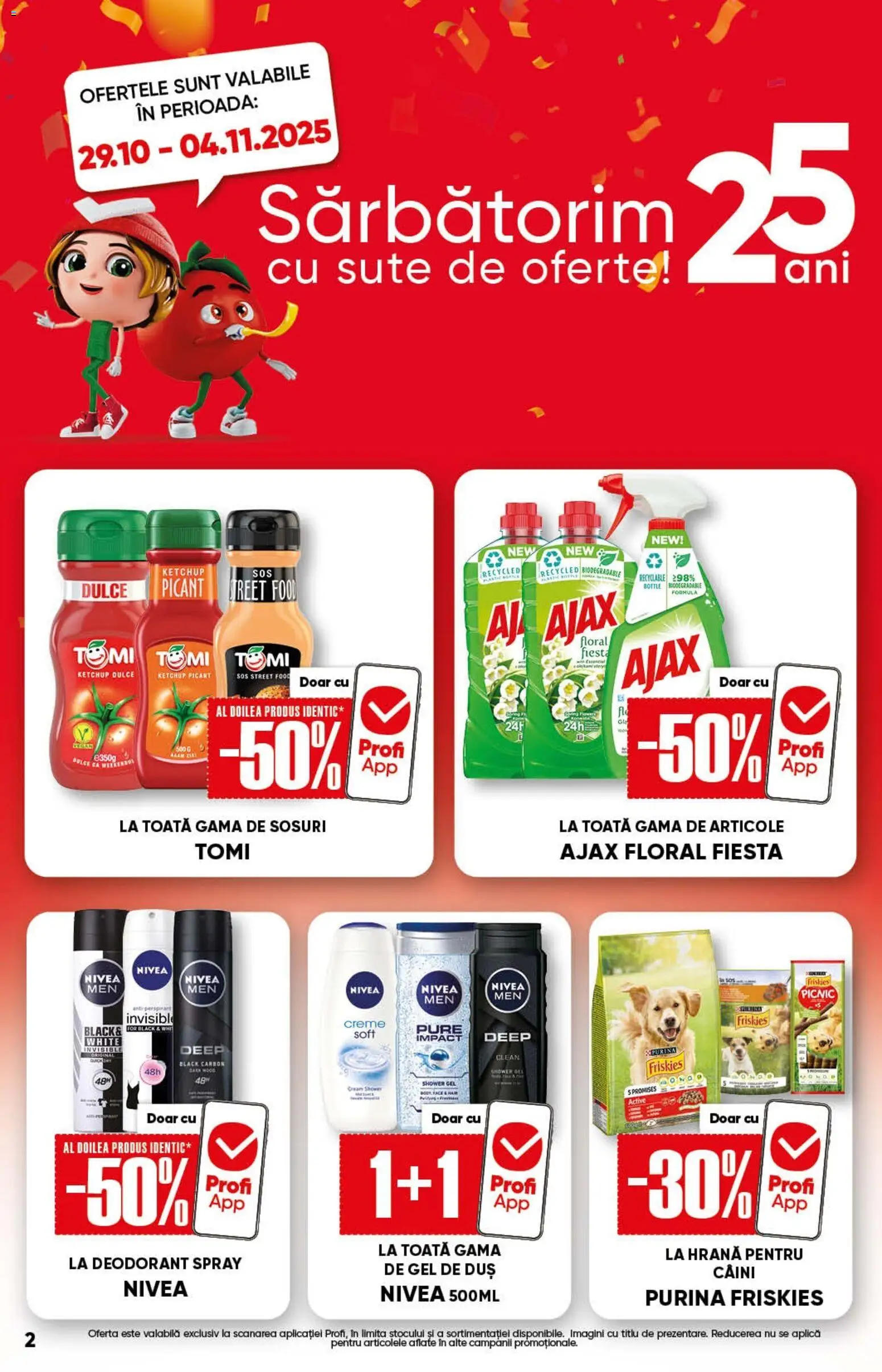 Noul catalog Profi – valabil de la 29.10.2025 | Pagină: 2 | Produse: Pomelo, Duș, Gel de duș, Antiperspirant