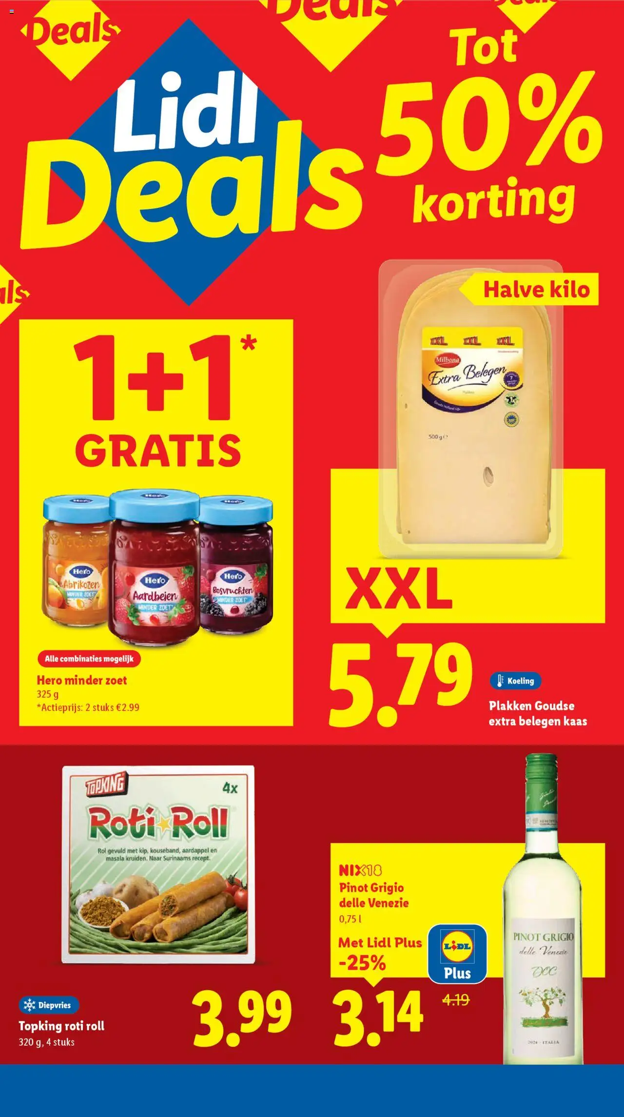 {H1} | Pagina: 15 | Producten: Aardappel, Kaas, Aardbeien, Rösti