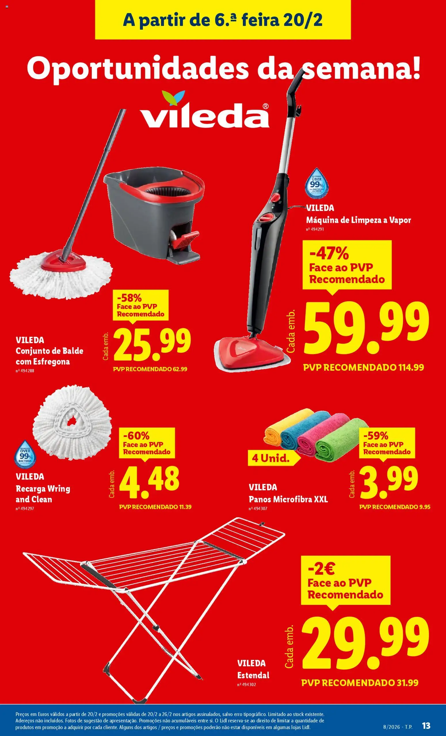 Lidl Novidades │ válido de 16.02.2026 | Página: 13 | Produtos: Balde