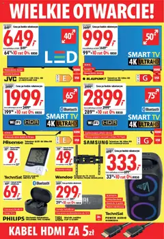 Mediaexpert Gazetka - Wielkie otwarcie Gorzów Wielkopolski od 18.09.2025 | Strona: 2 | Produkty: Telewizor, Audio, Kabel, Głośnik
