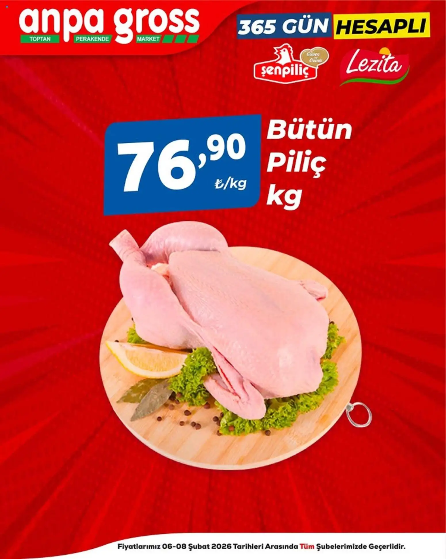 Anpa Gross - Piliçte Tazelik - 06.02.2026 tarihinden itibaren geçerlidir | Sayfa: 1