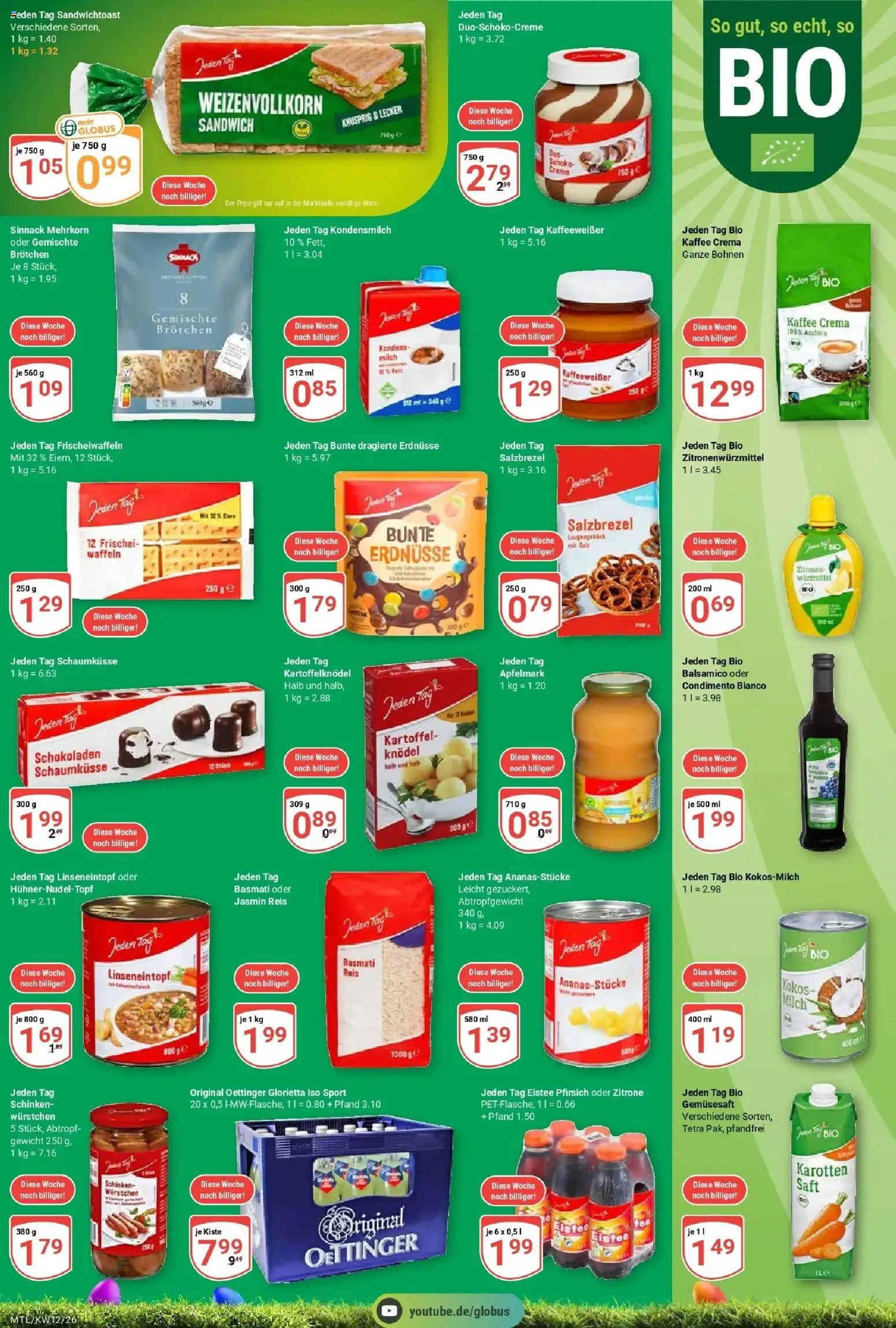 Globus prospekt Maintal-Dörnigheim	 – gültig ab 15.03.2026 | Seite: 21 | Produkte: Waffeln, Schinken, Saft, Reis