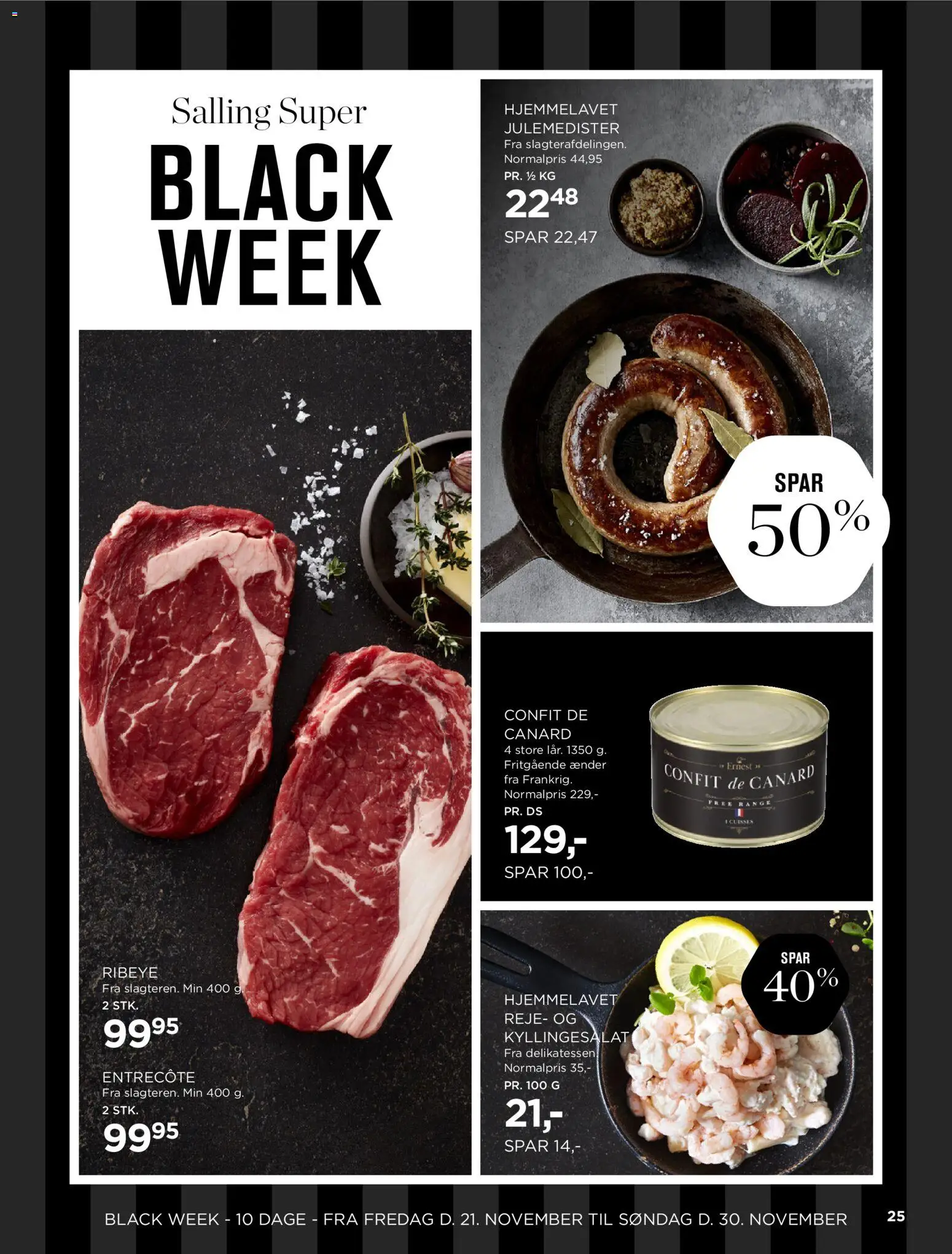 Salling tilbudsavis – gyldig fra 21.11.2025 | Side: 25 | Produkter: Entrecote