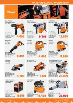Crafter majstorski katalog - pregled Crafter kataloga - važi od 15.09.2025 | Strana: 11 | Proizvode: Čekić, Rende, Brusilica, Udarna bušilica