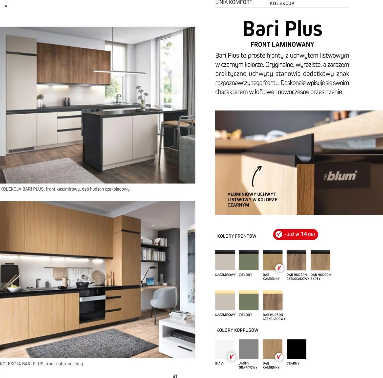Komfort Gazetka - Katalog kuchnie od 15.12.2025 | Strona: 31