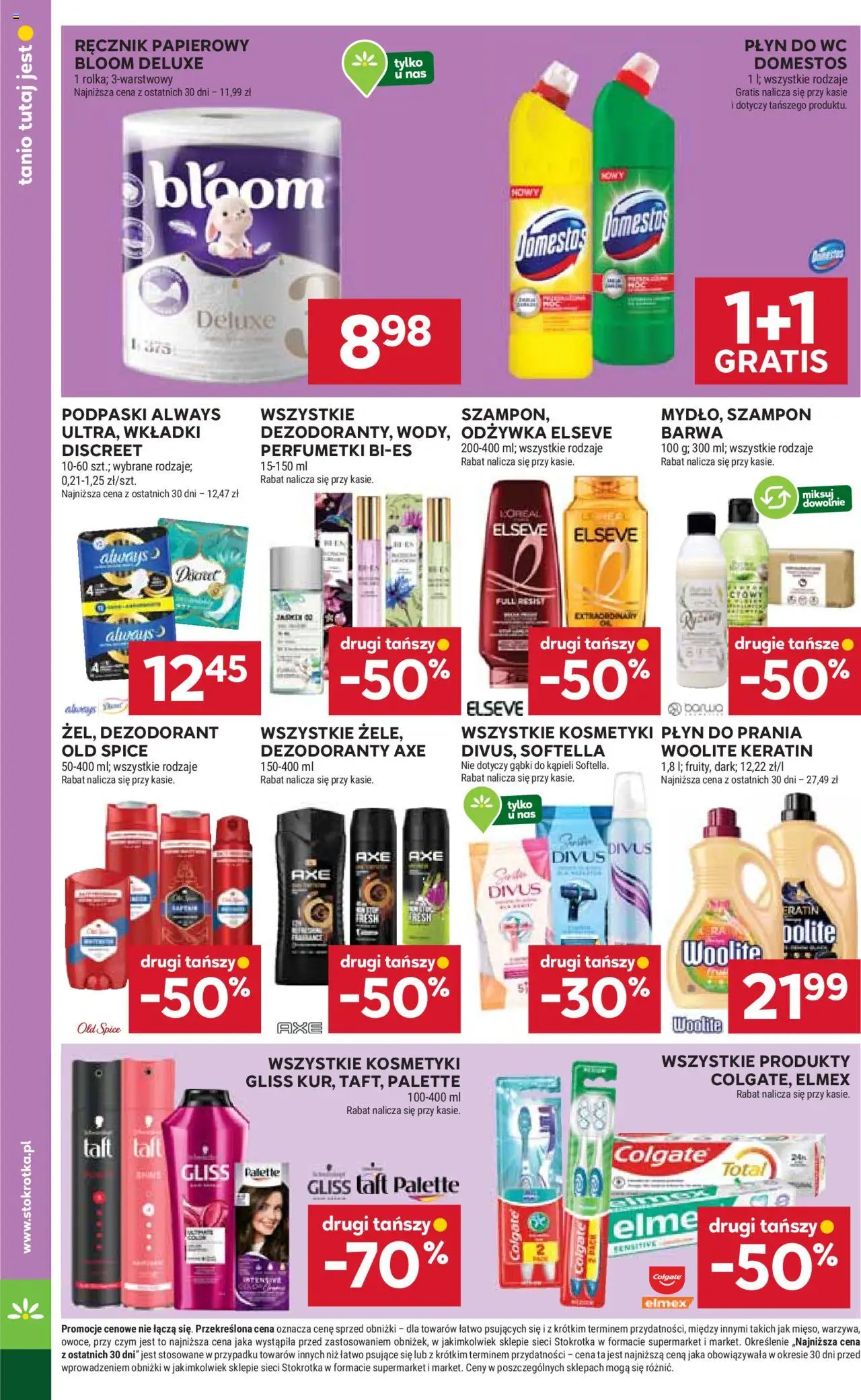 Stokrotka Gazetka od 02.10.2025 | Strona: 40 | Produkty: Domestos, Szampon, Odżywka, Warzywa