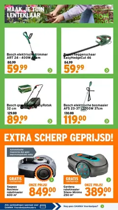 GAMMA folder - Voorbeeld van een folder van GAMMA, geldig van 30.03.2026 | Pagina: 12 | Producten: Trimmer