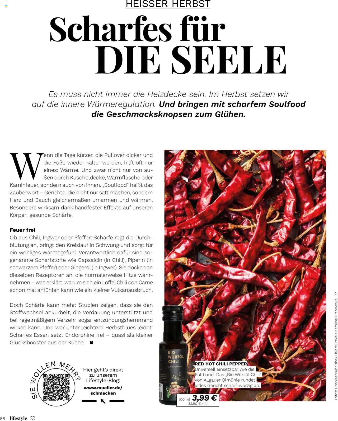 Müller  Lifestyle – gültig ab 15.09.2025 | Seite: 66 | Produkte: Pfeffer, Pullover, Chili