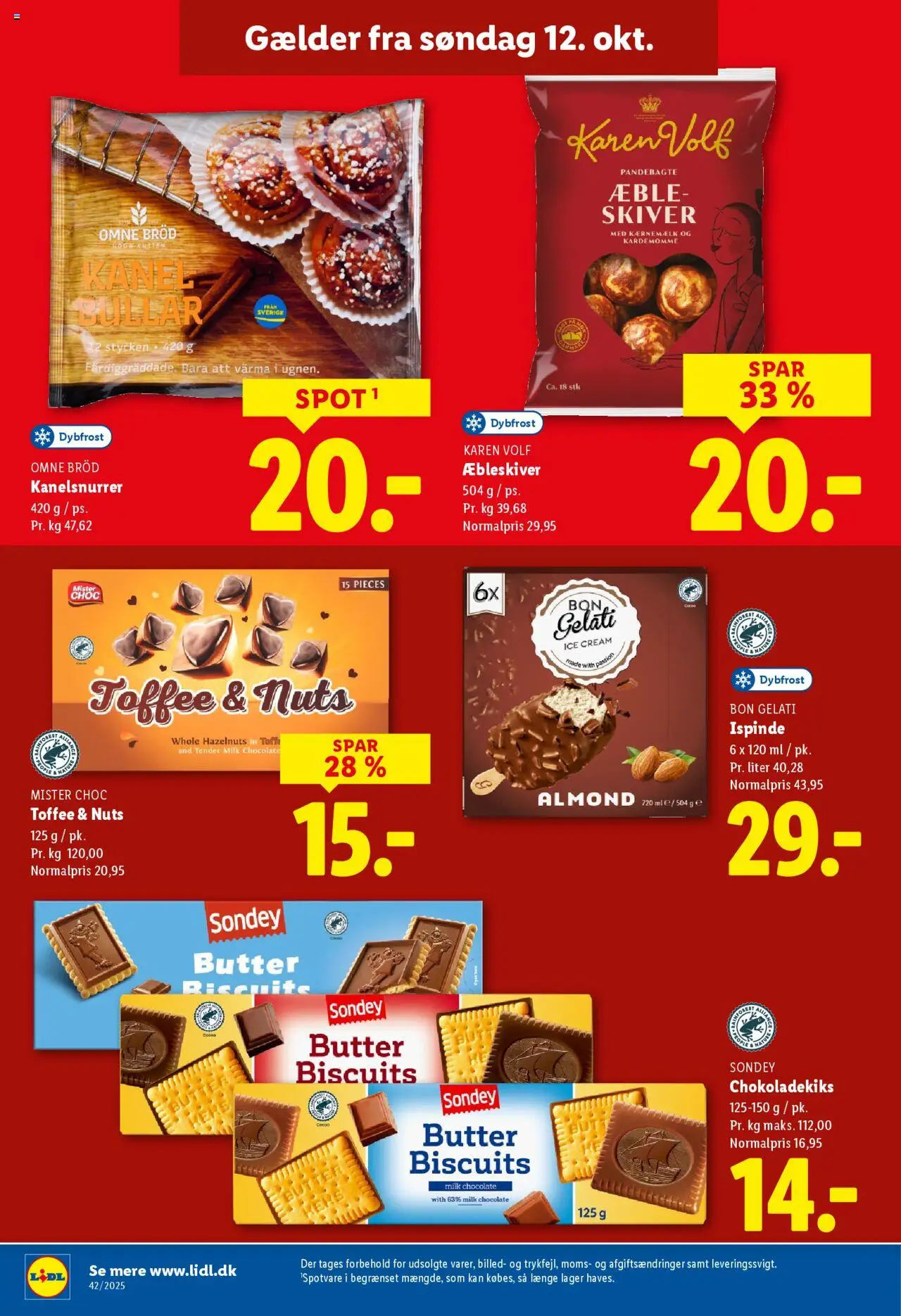 Lidl tilbudsavis – gyldig fra 12.10.2025 | Side: 7 | Produkter: Brød, Kardemomme, Chokoladekiks, Søm