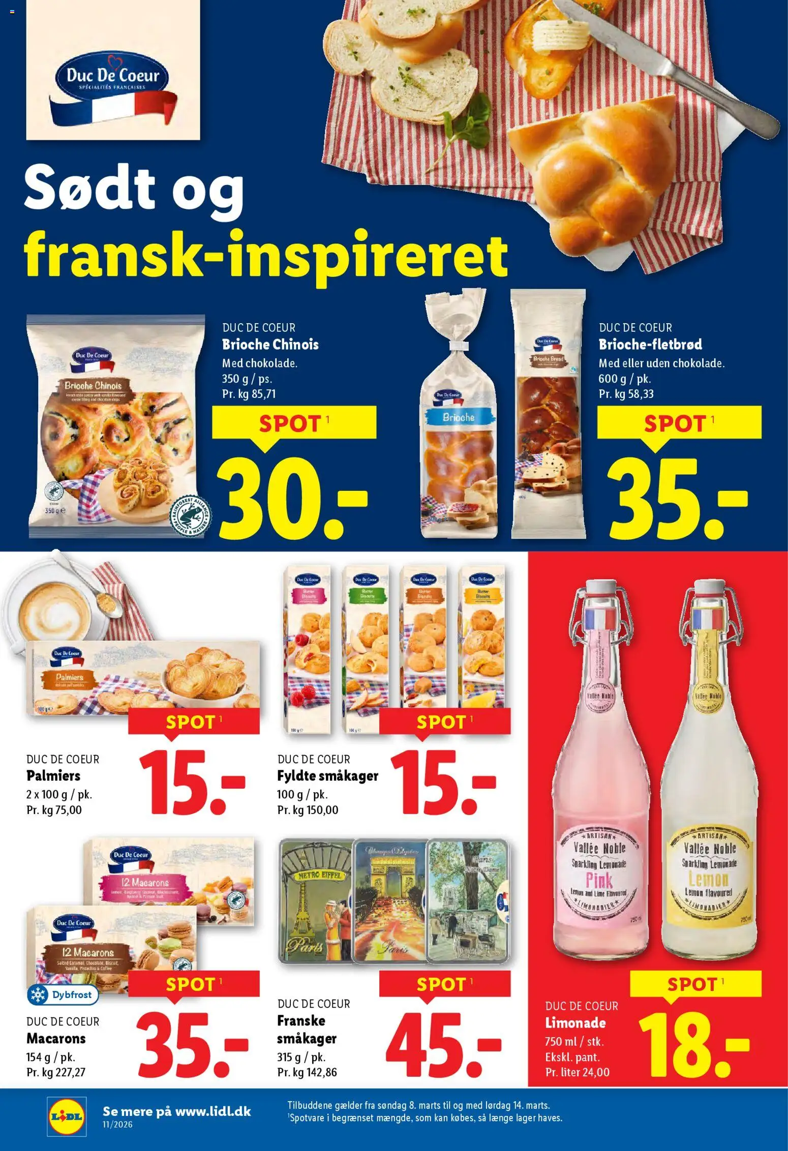 Lidl tilbudsavis – gyldig fra 08.03.2026 | Side: 28 | Produkter: Småkager, Lime, Søm