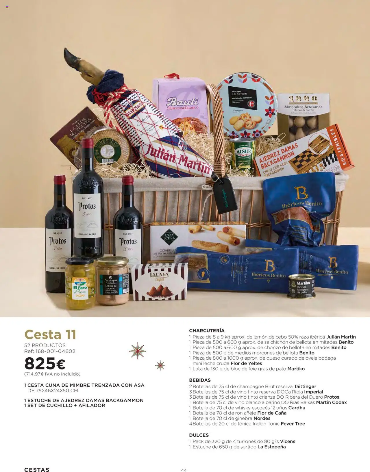 El Corte Inglés ofertas │ válido desde el 06.10.2025 | Página: 44 | Productos: Jamón, Vino, Whisky, Συσκευή ροής