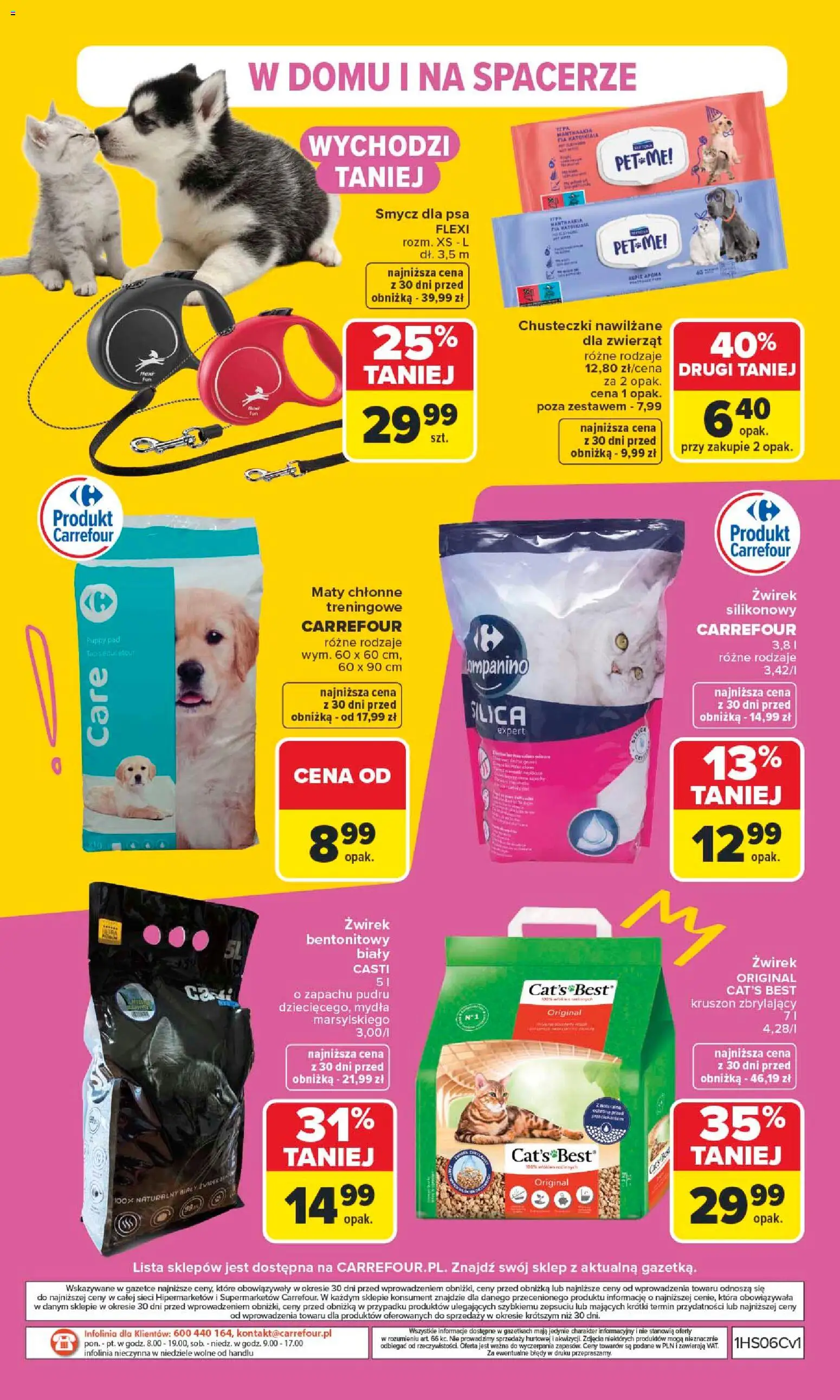 Carrefour Gazetka - Pies & Kot od 02.02.2026 | Strona: 14 | Produkty: Smycz dla psa