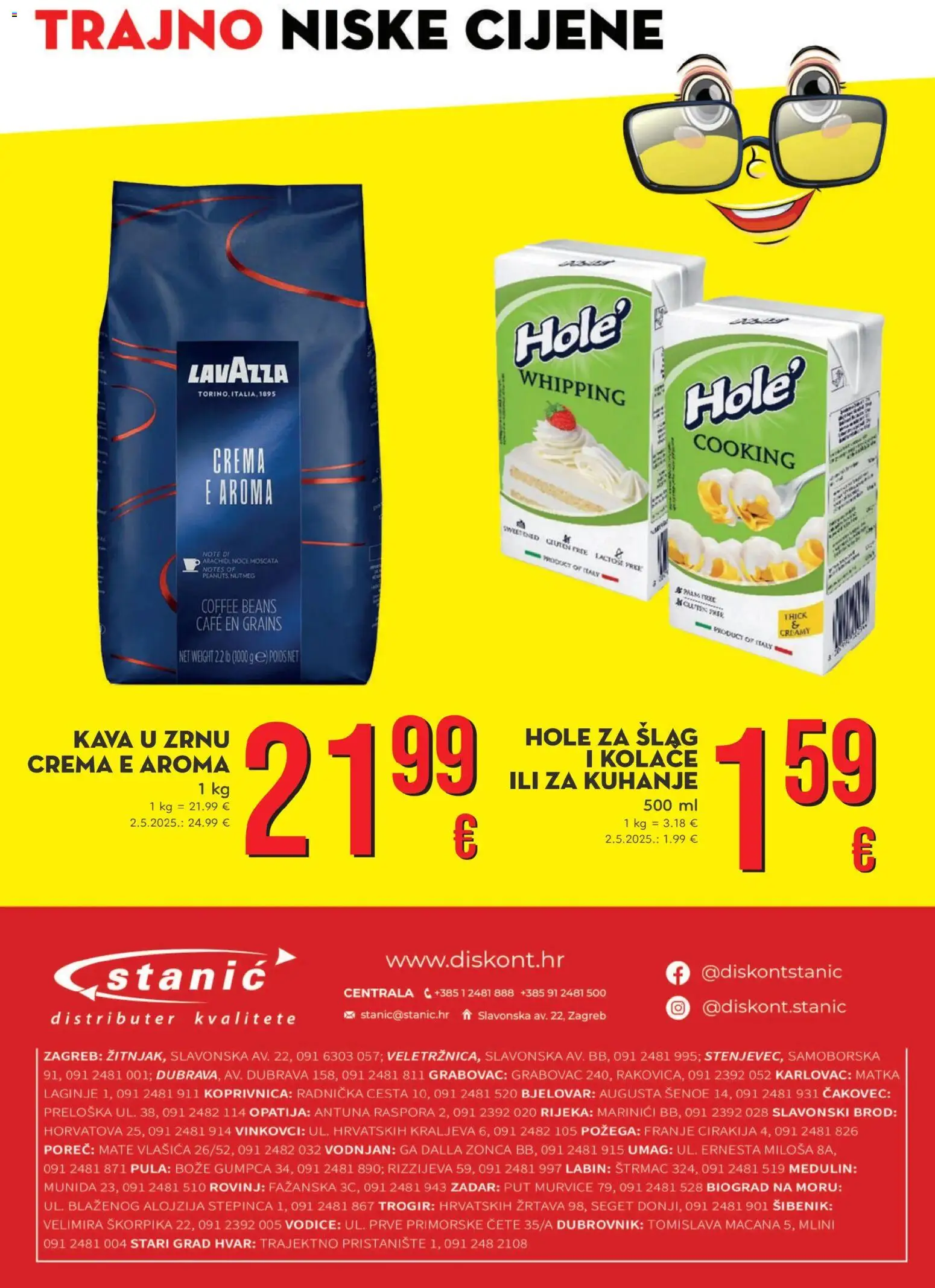 Stanić Diskont katalog | vrijedi od 27.11.2025 | Stranica: 4 | Proizvodi: Kava u zrnu, Kava, Šlag