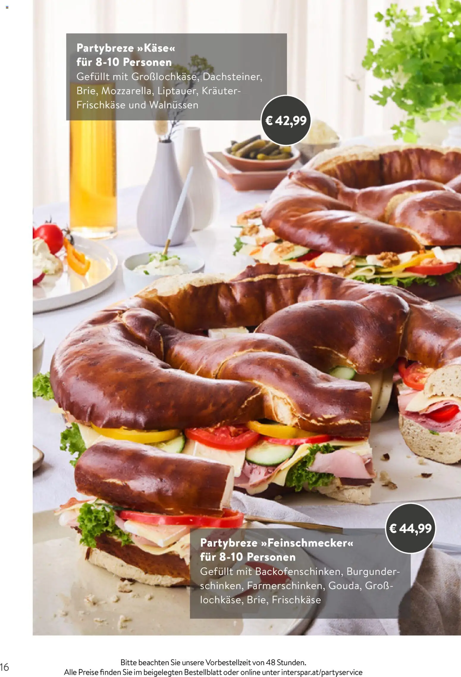 Interspar Party Service gültig ab 26.01.2026 | Seite: 16