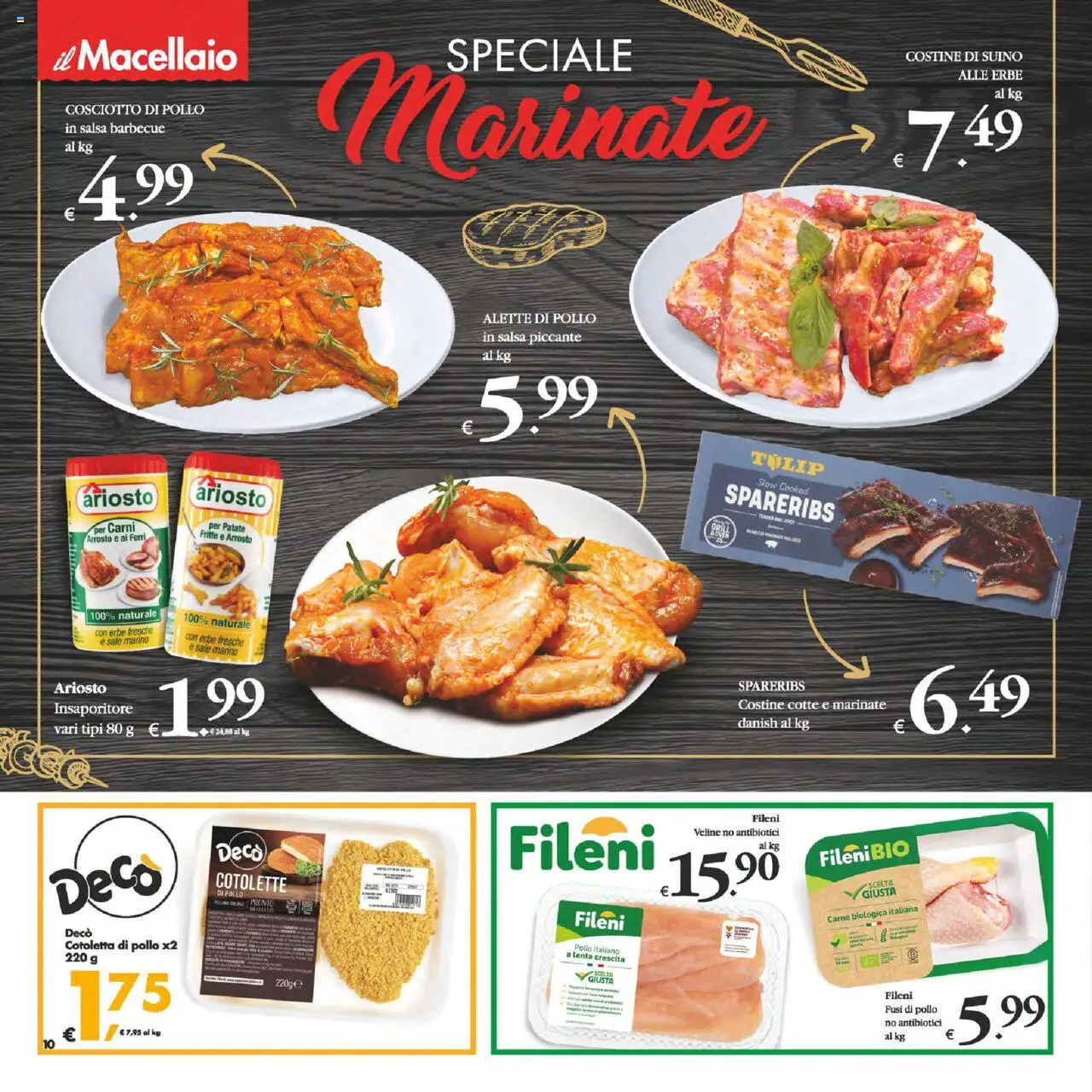Volantino Decò del 12.08.2025 | Pagina: 10 | Prodotti: Pollo, Veline, Suino, Barbecue