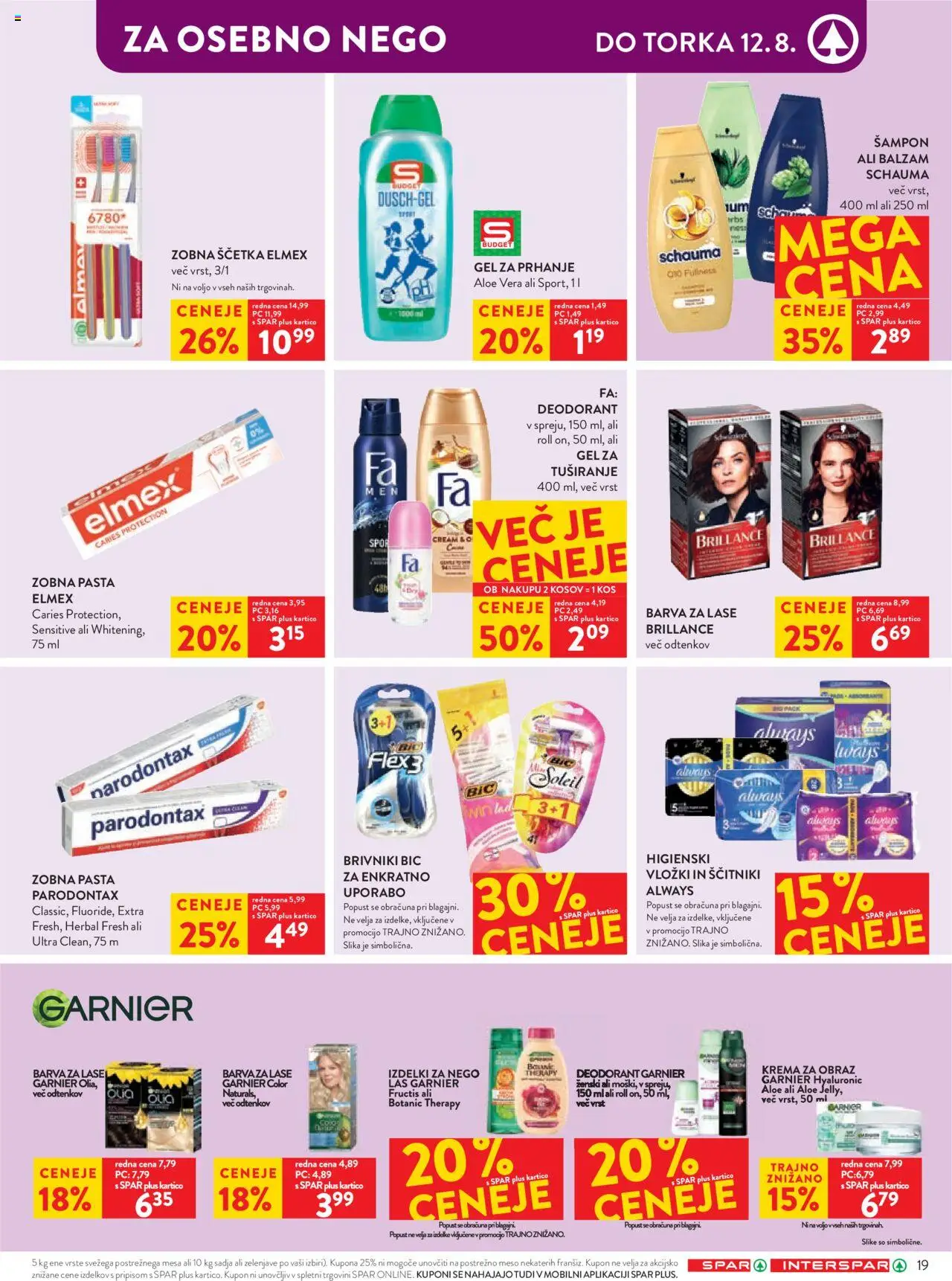 Spar katalog 32/25 │ velja od 06.08.2025 | Stran: 24 | Izdelki: Sampon, Krema, Deodorant, Krema za obraz
