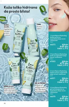 Oriflame katalog Mart 2026 - pregled Oriflame kataloga - važi od 11.03.2026 | Strana: 98 | Proizvode: Krema, Maska, Toner, Tonik