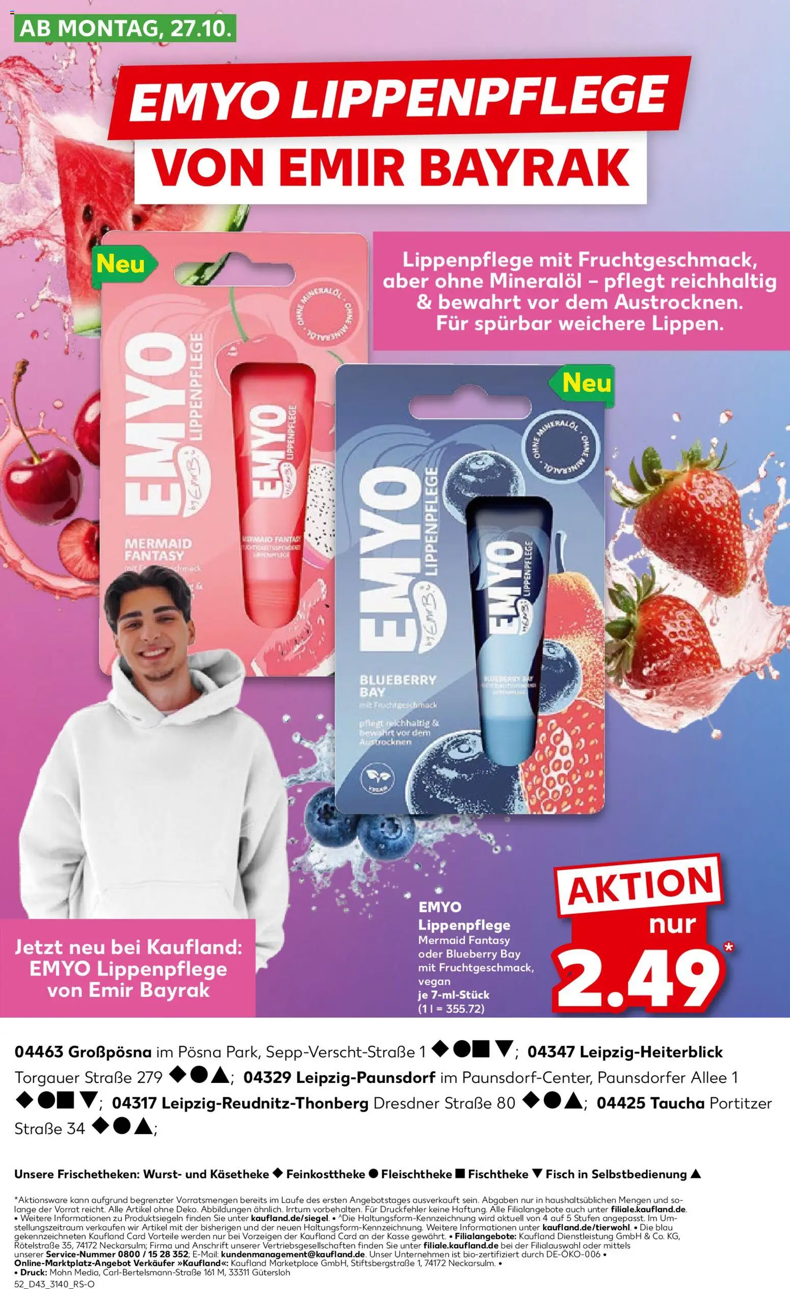 Kaufland prospekt Leipzig	 – gültig ab 26.10.2025 | Seite: 52 | Produkte: Fisch, Wurst