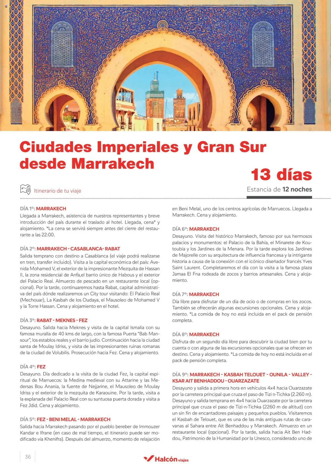 Halcón Viajes Marruecos  │ válido desde el 10.05.2024 | Página: 36 | Productos: Pescado