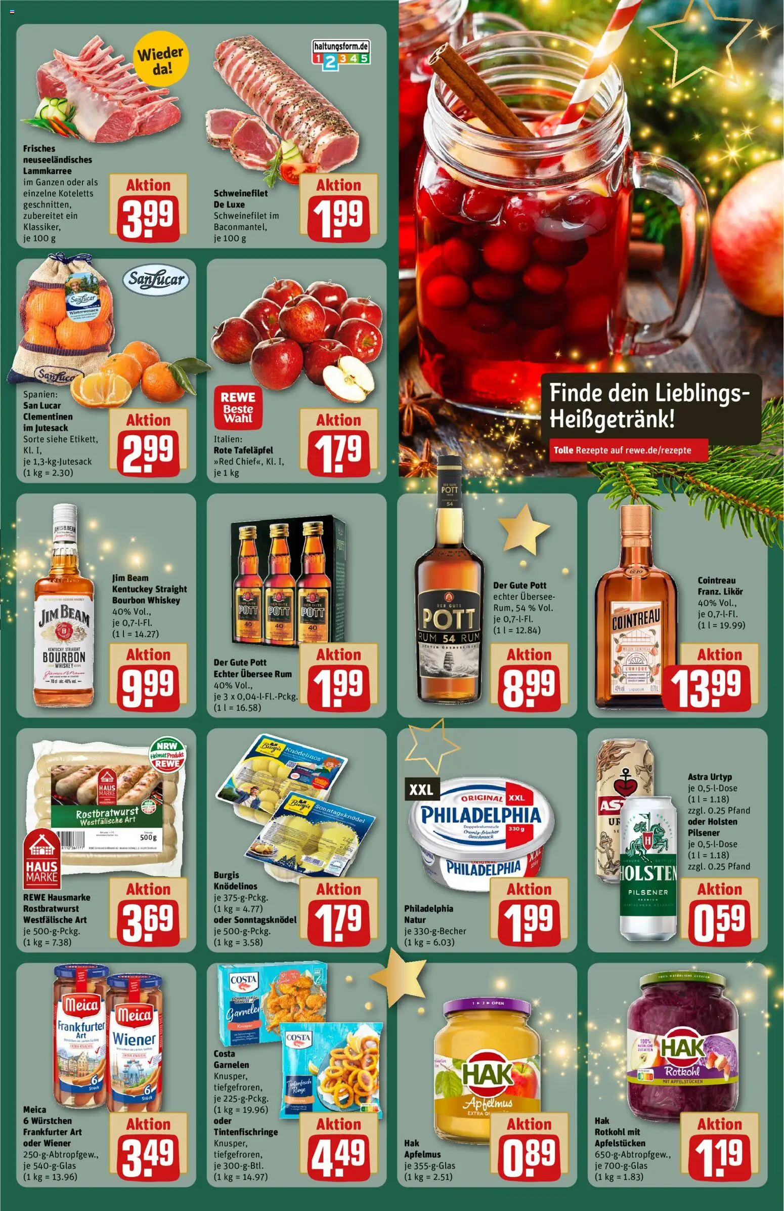 Rewe ihr Kaufpark - Black Friday – gültig ab 24.11.2025 | Seite: 17 | Produkte: Astra, Meica, Schweinefilet, Bourbon