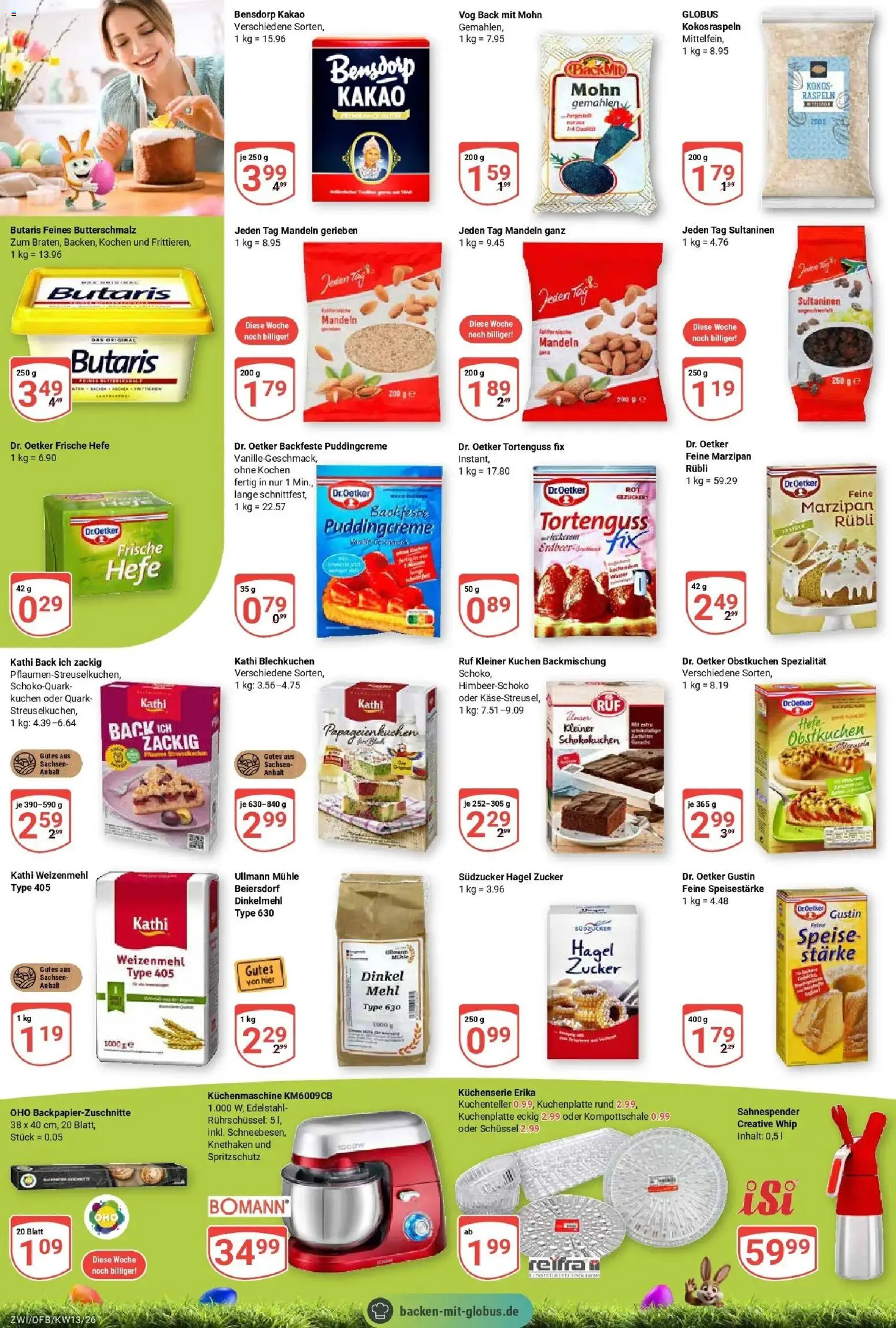 Globus prospekt Zwickau	 – gültig ab 23.03.2026 | Seite: 26 | Produkte: Mühle, Mehl, Quark, Weizenmehl