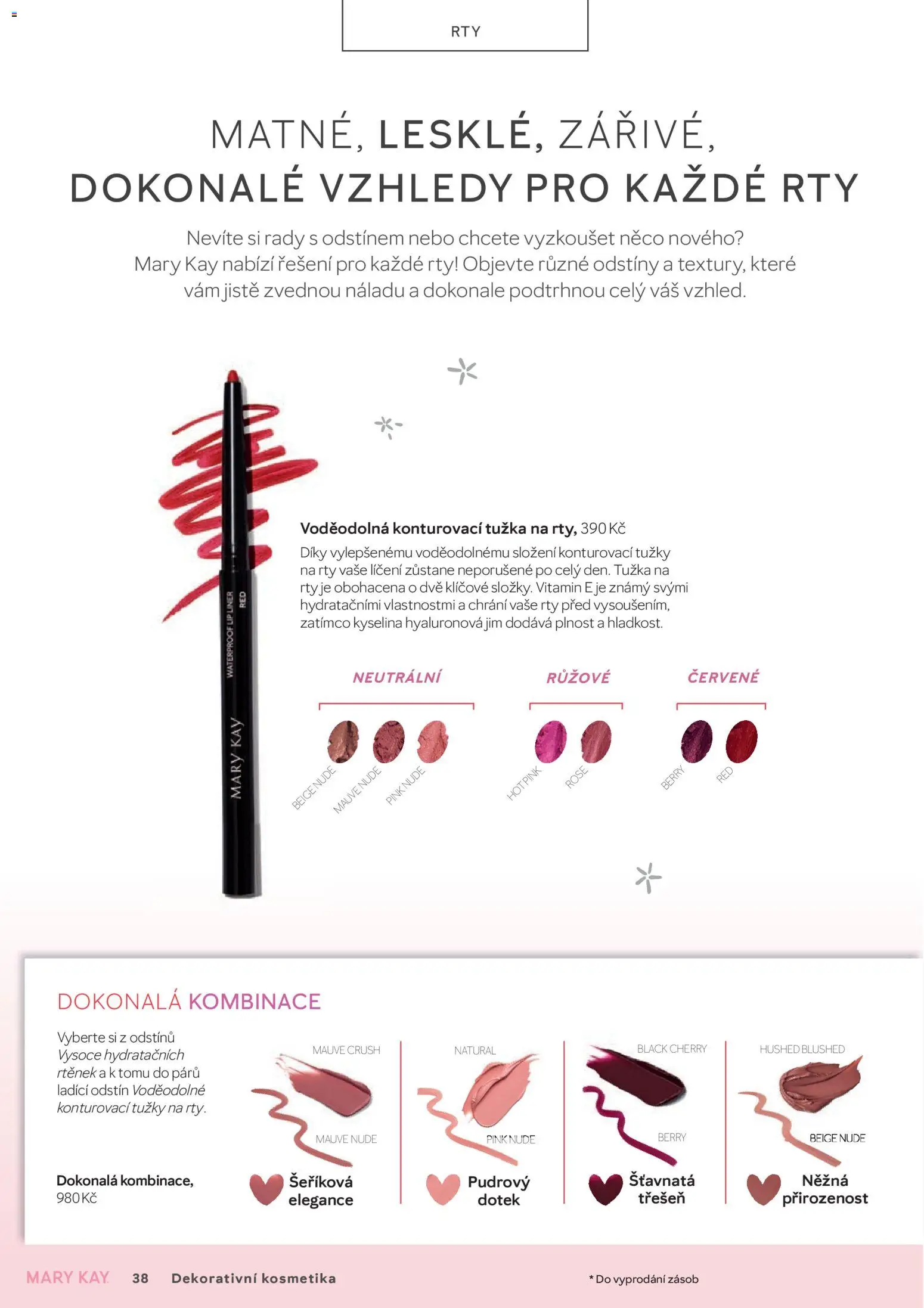 Mary Kay kniha o kráse od 01.01.2026 | Strana: 38 | Produkty: Tužka