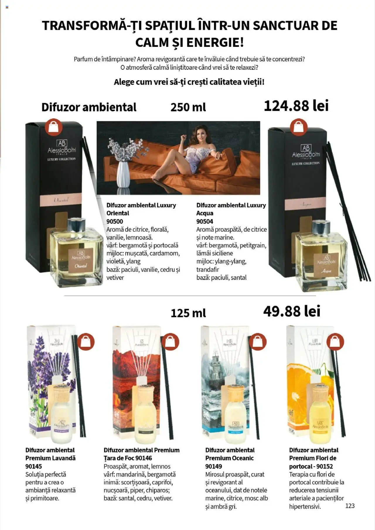 Catalog Lady’s – valabil de la 01.08.2025 | Pagină: 123 | Produse: Difuzor, Trandafir, Parfum