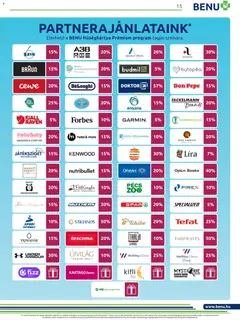 BENU Gyógyszertárak akciós újság - amely érvényes a következő dátumtól: 01.03.2026 | Oldal: 15