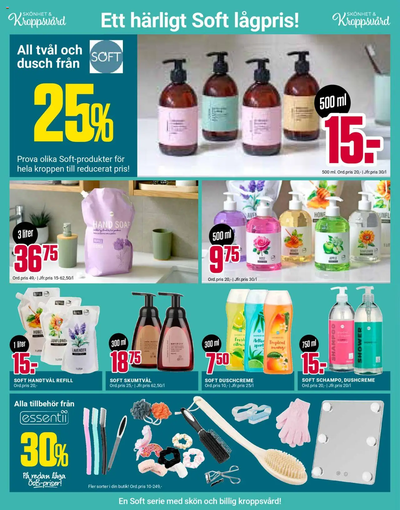 ÖoB reklamblad aktuell från 29.09.2025 | Sida: 4 | Produkter: Tvål, Äpple, Handtvål, Mango