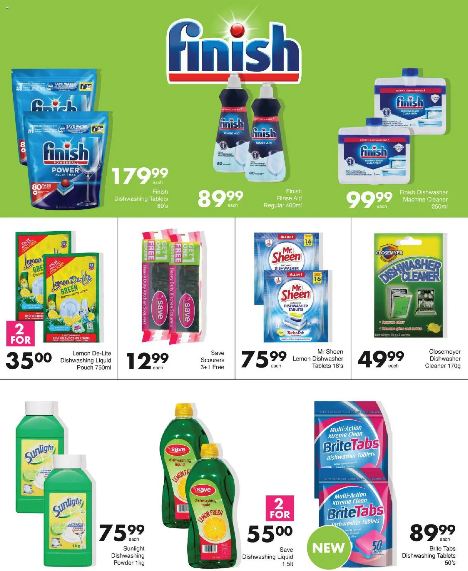 New Save catalogue – valid from 15.01.2026 | Page: 75 | Products: Dishwasher, Light, Powder, Dishwashing liquid