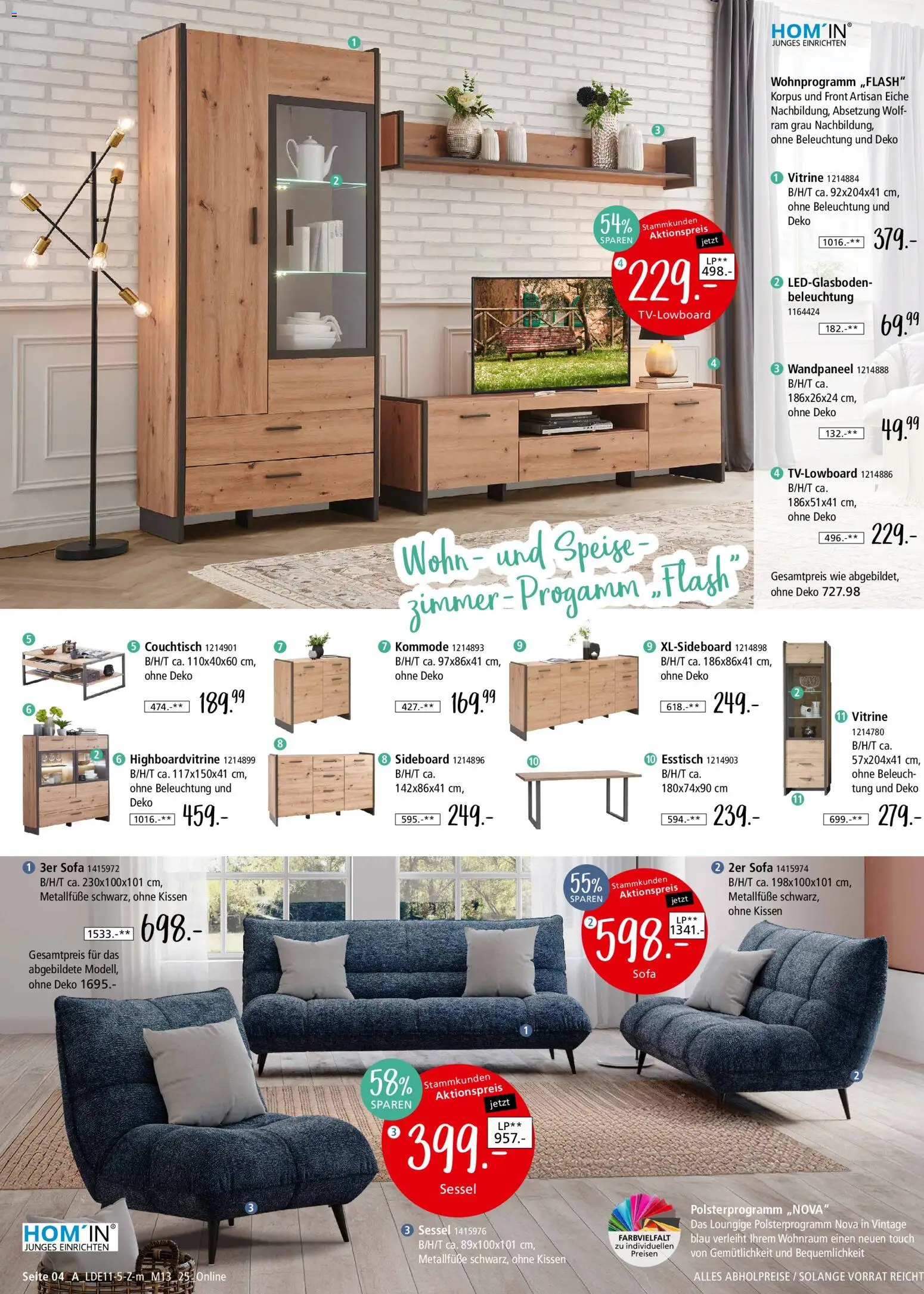 Zurbrüggen Z2-Junges Wohnen – gültig ab 08.11.2025 | Seite: 6 | Produkte: Kommode, Sofa, Sessel, Couchtisch