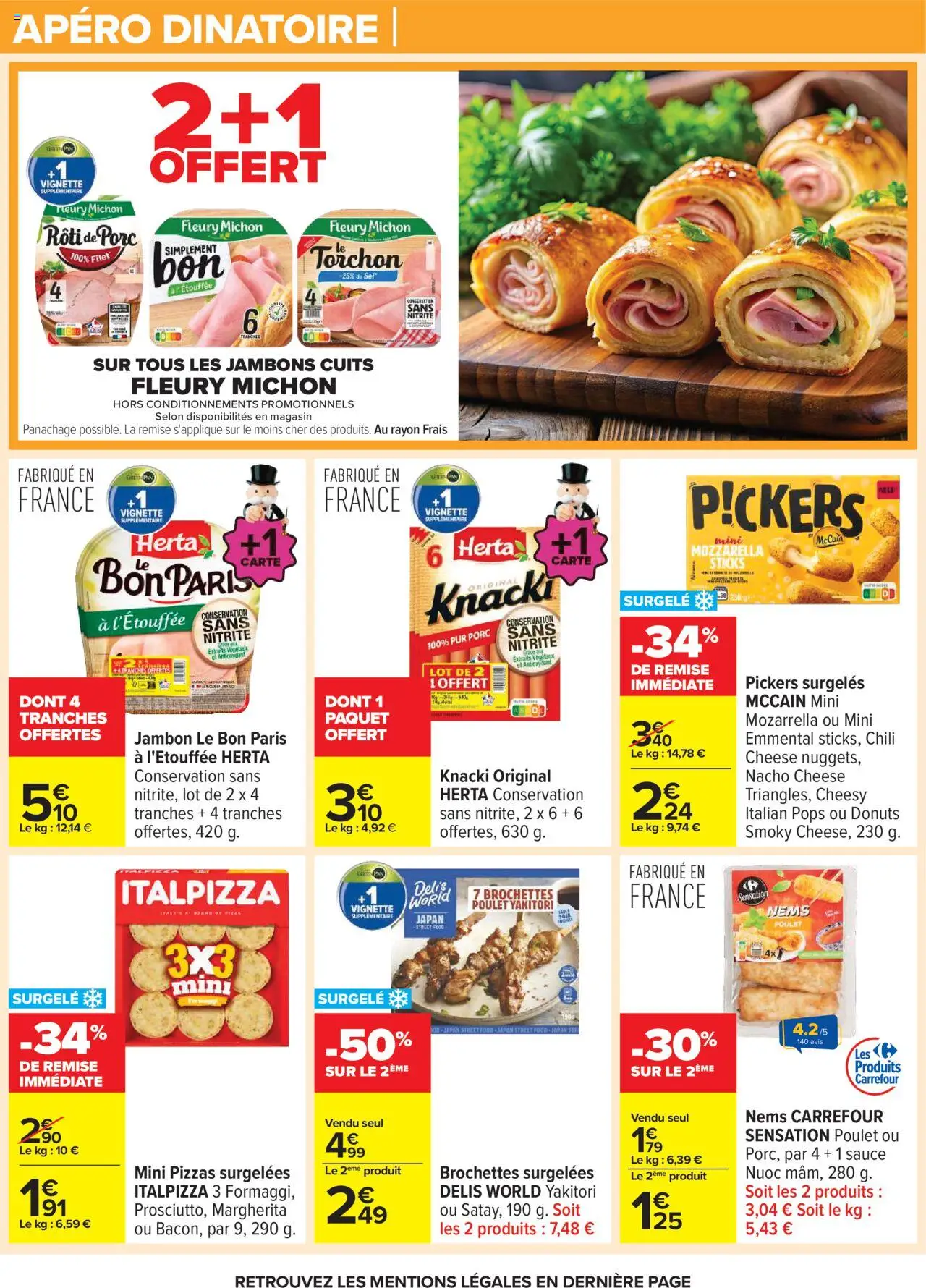  | Page: 20 | Produits: Torchon, Emmental, Jambon, Porc