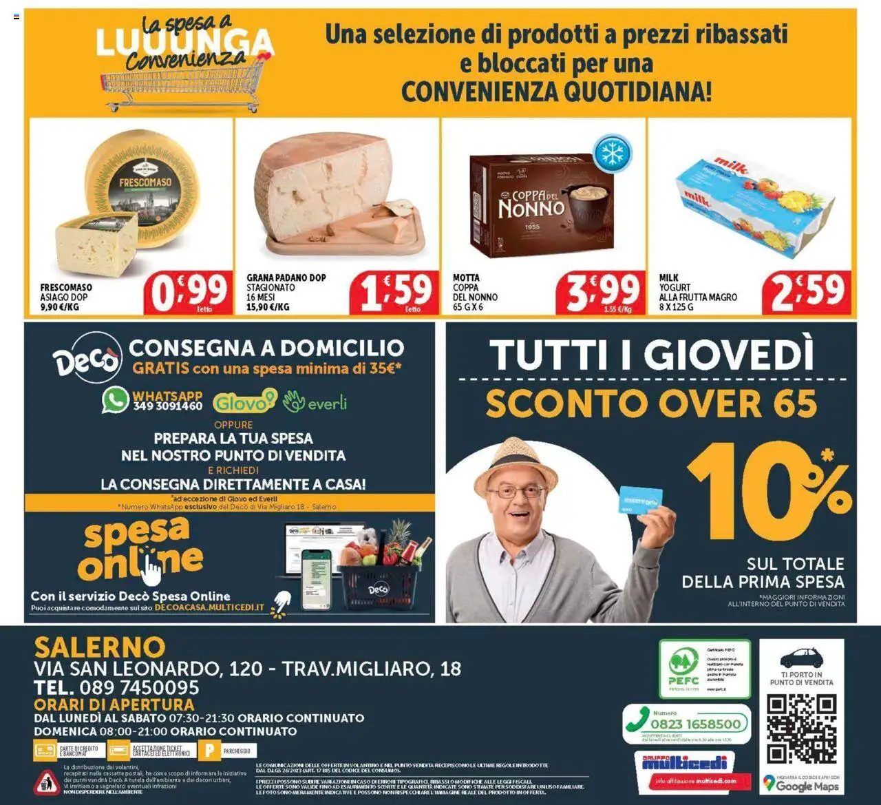 Volantino Decò del 29.07.2025 | Pagina: 20 | Prodotti: Yogurt, Frutta, Grana Padano