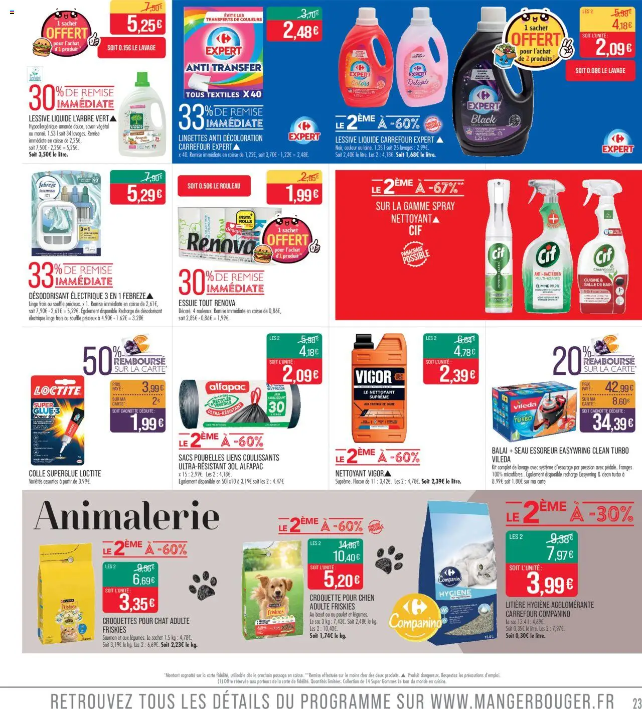  | Page: 23 | Produits: Désodorisant, Lessive Liquide, Lessive, Saumon