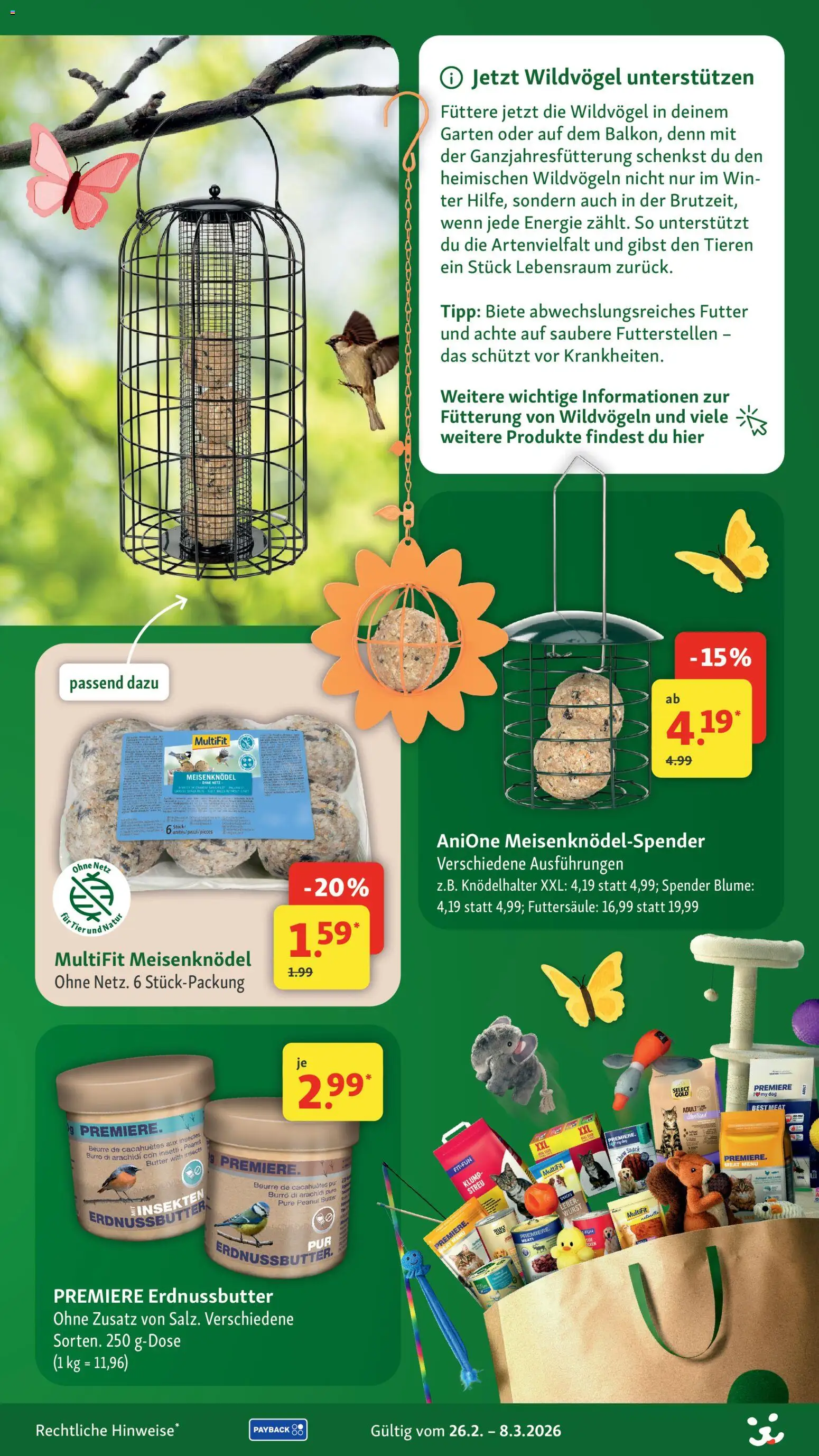 Fressnapf Prospekt – gültig ab 26.02.2026 | Seite: 17 | Produkte: Butter, Wurst