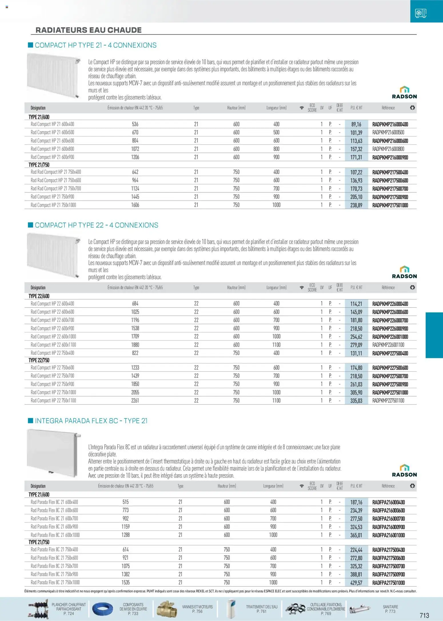 {H1} | Page: 58 | Produits: Radiateur