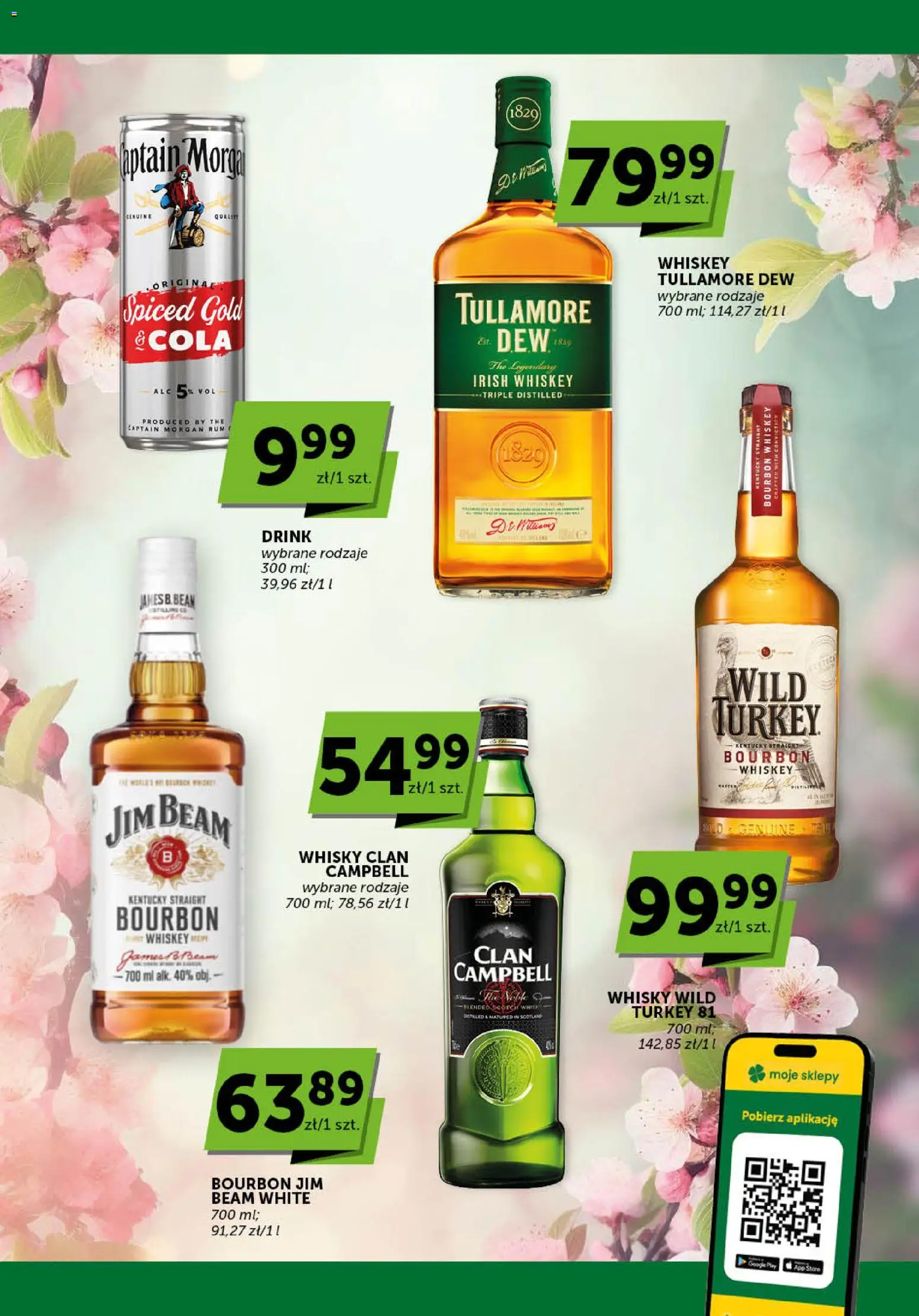 Groszek gazetka - Katalog alkoholowy od 05.03.2026 | Strona: 8 | Produkty: Bourbon, Jim Beam, Captain Morgan, Whisky