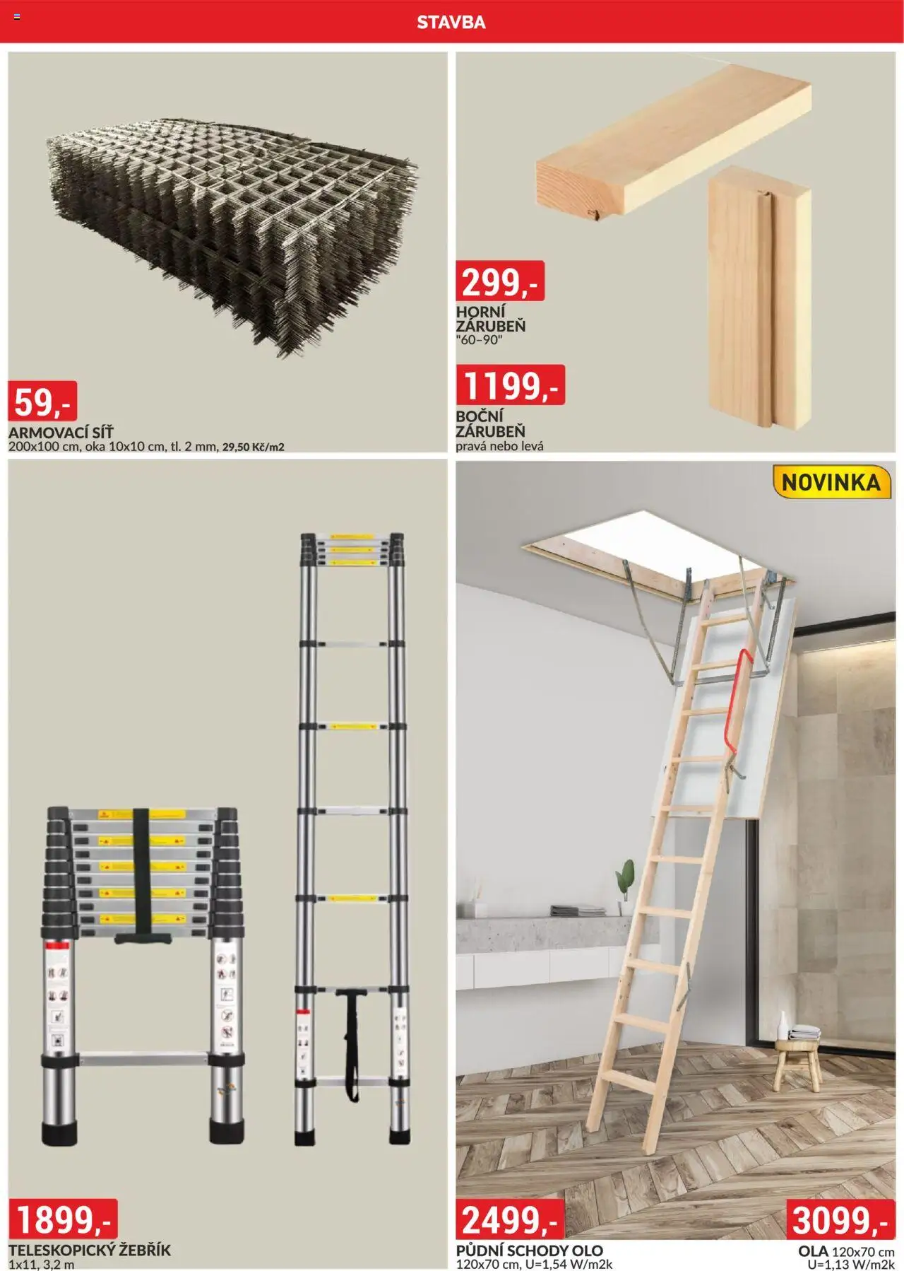 BAUMAX leták - Cheb, Otvice, Plzeň od 01.10.2025 | Strana: 36 | Produkty: Žebřík, Síť, Teleskopický žebřík