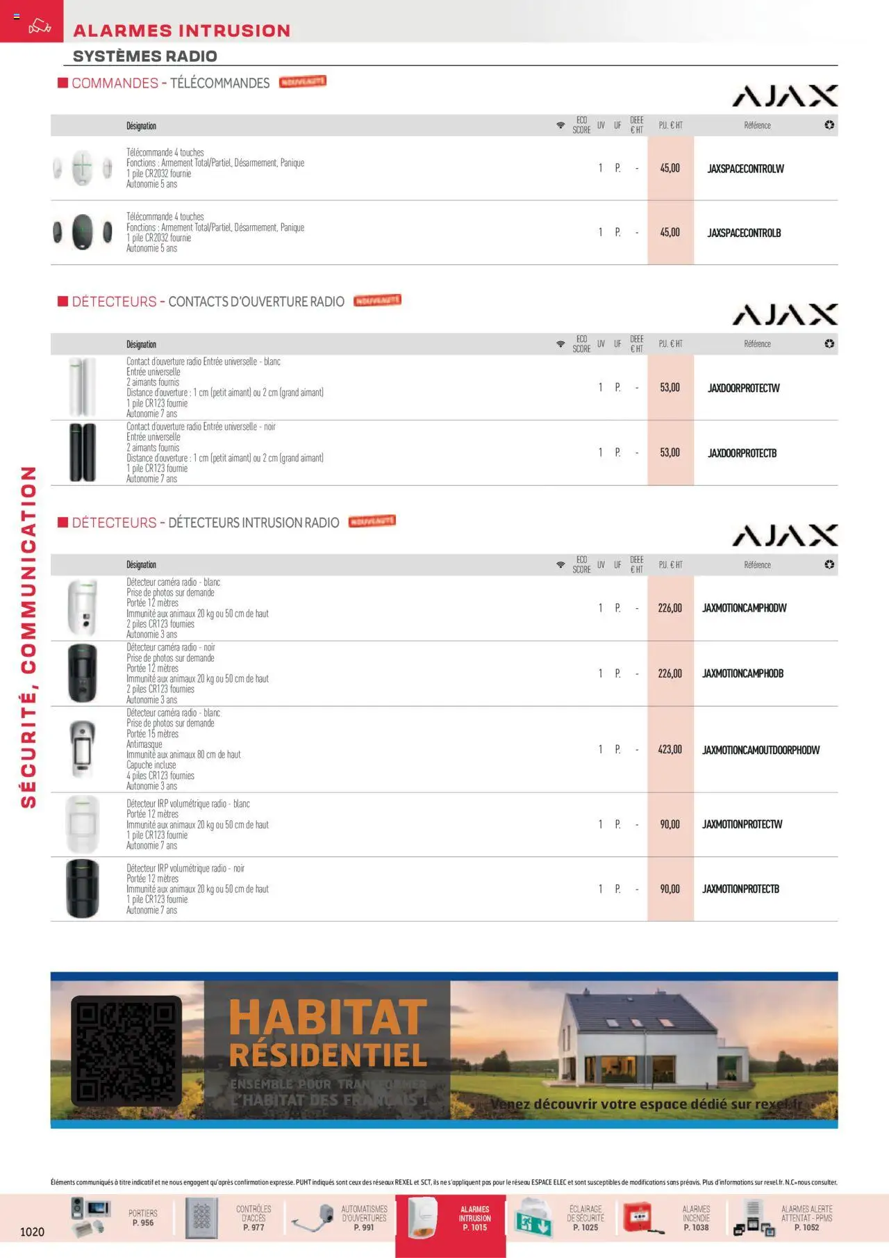 | Page: 66 | Produits: Radio, Prise, Télécommande, Piles