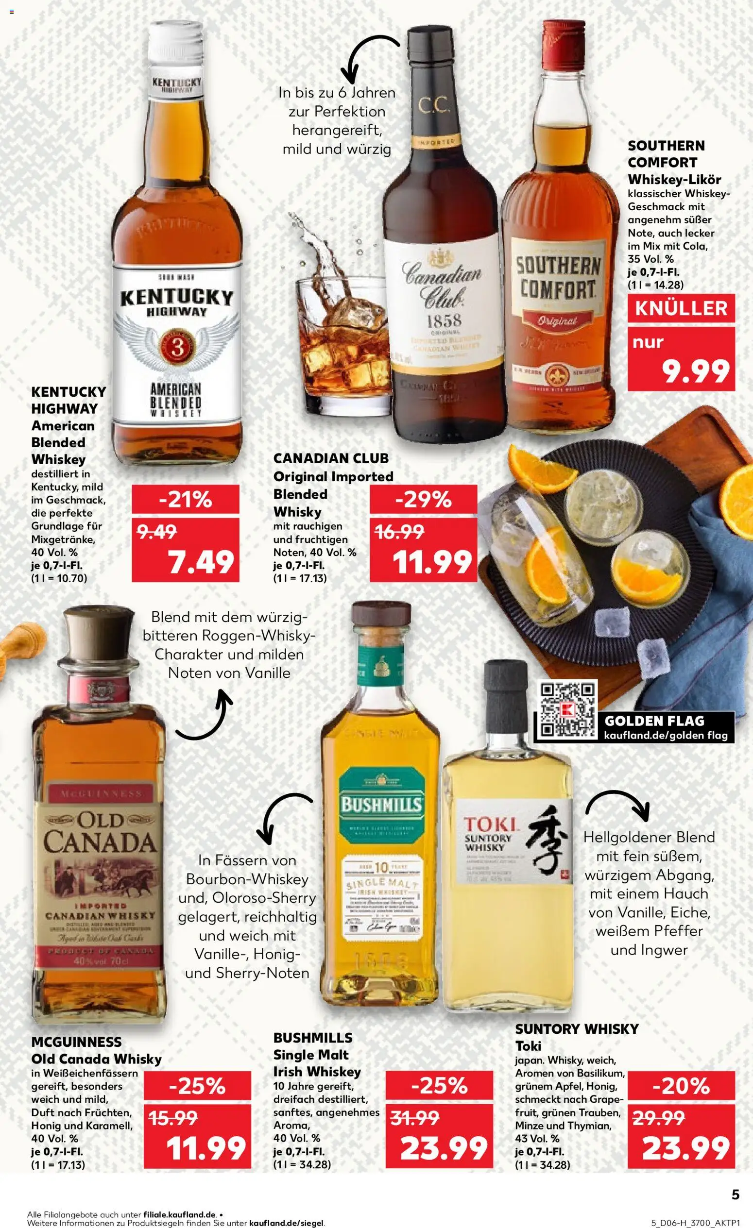 Kaufland prospekt Rostock	 – gültig ab 05.02.2026 | Seite: 5 | Produkte: Whisky, Duft, Pfeffer, Southern comfort