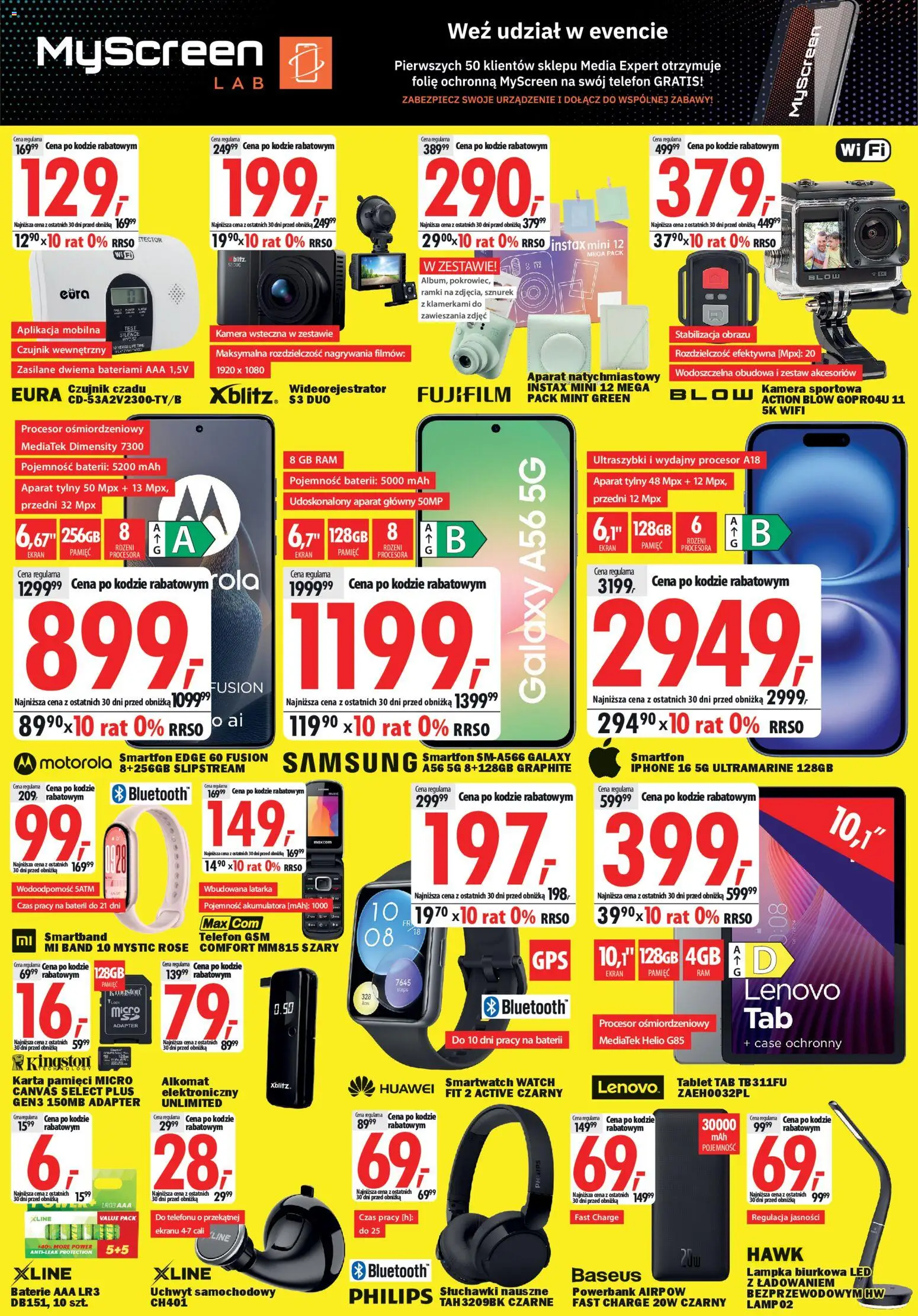 Mediaexpert promocje - Otwarcie po remoncie Turek od 26.03.2026 | Strona: 4 | Produkty: Karta, Smartfon, Powerbank, Baterie