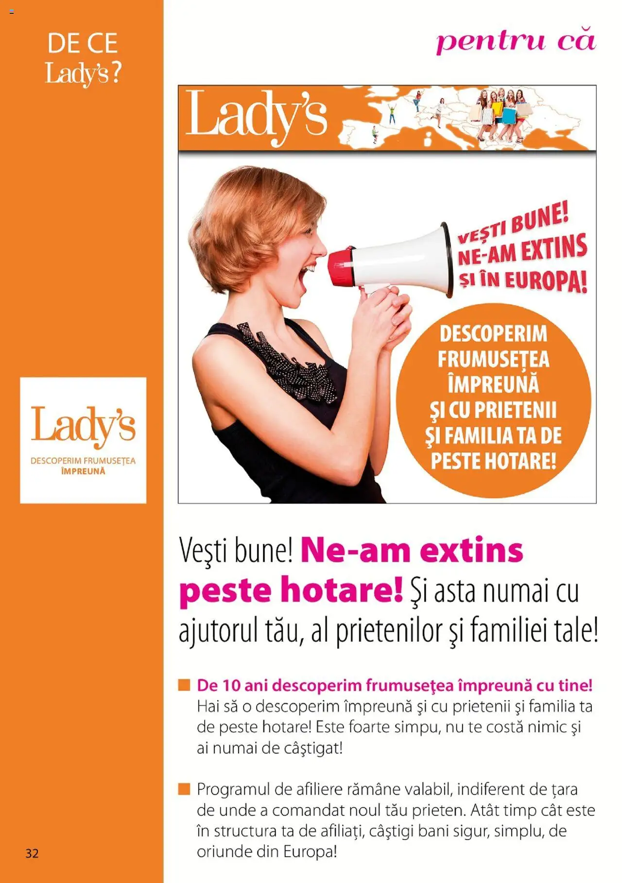 Lady’s catalog - Manual – valabil de la 17.04.2020 | Pagină: 32