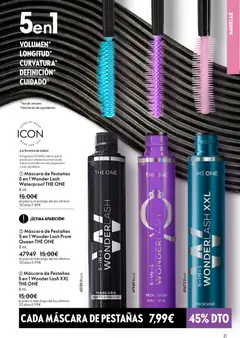 Vista previa Oriflame - Catálogo Campaña 1 válido desde el 31.12.2025 | Página: 31 | Productos: Maquillaje, Máscara, Κρεμάστρα, Máscara de pestañas