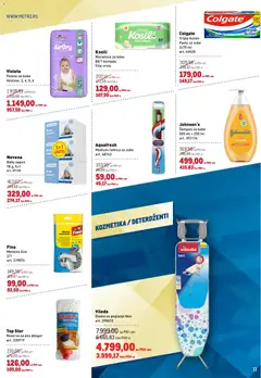 Metro katalog  - pregled Metro kataloga - važi od 19.03.2026 | Strana: 11 | Proizvode: Šampon, Vileda, Pasta za zube, Četkica za zube