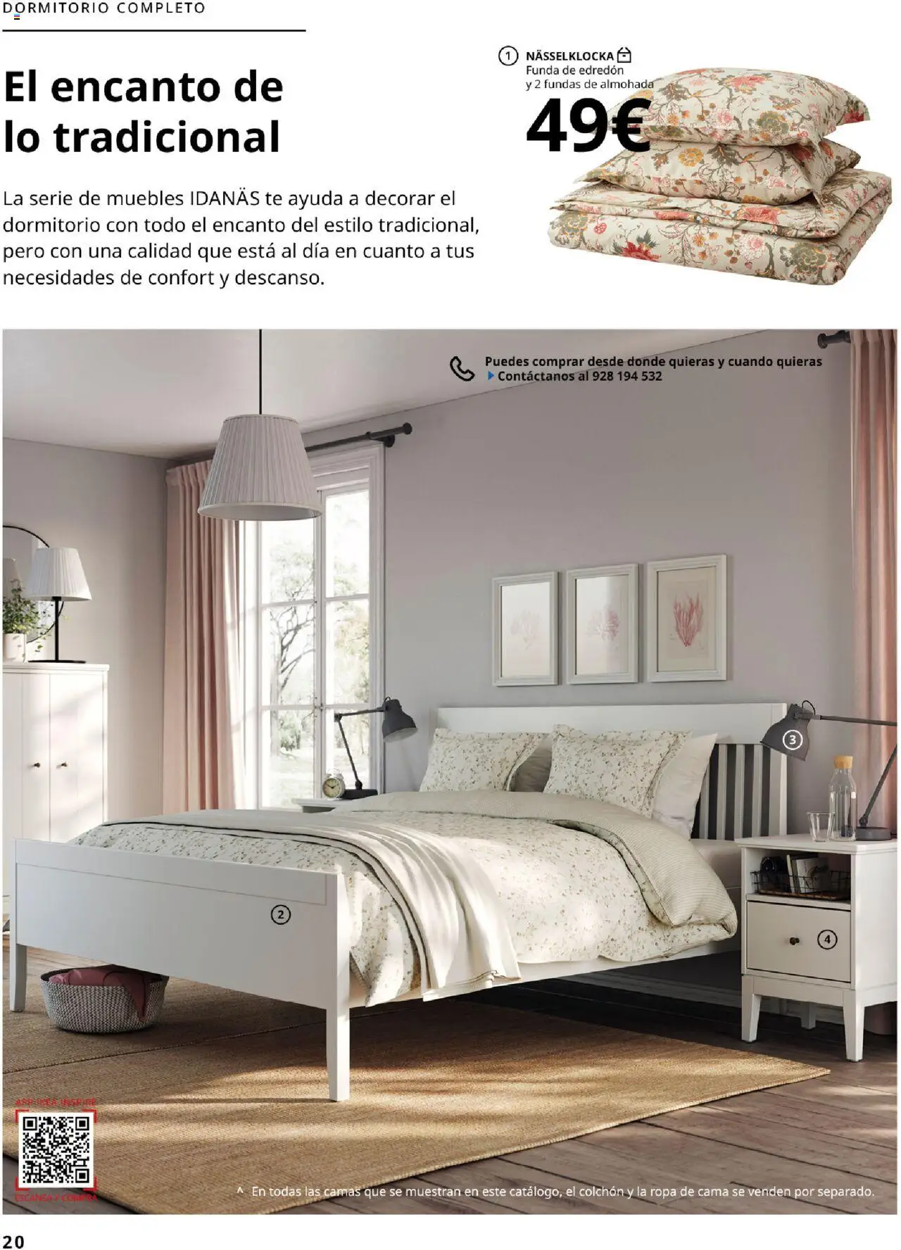 Catálogo IKEA Dormitorios │ válido desde el 04.02.2025 | Página: 20 | Productos: Ropa, Muebles, Cama, Almohada